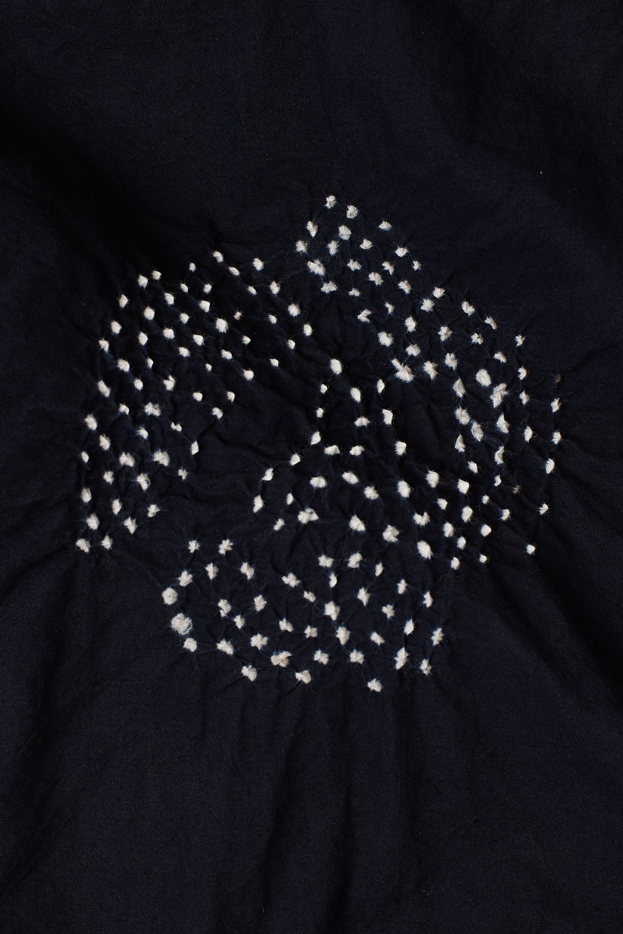 Fabric close-up with bandhani work