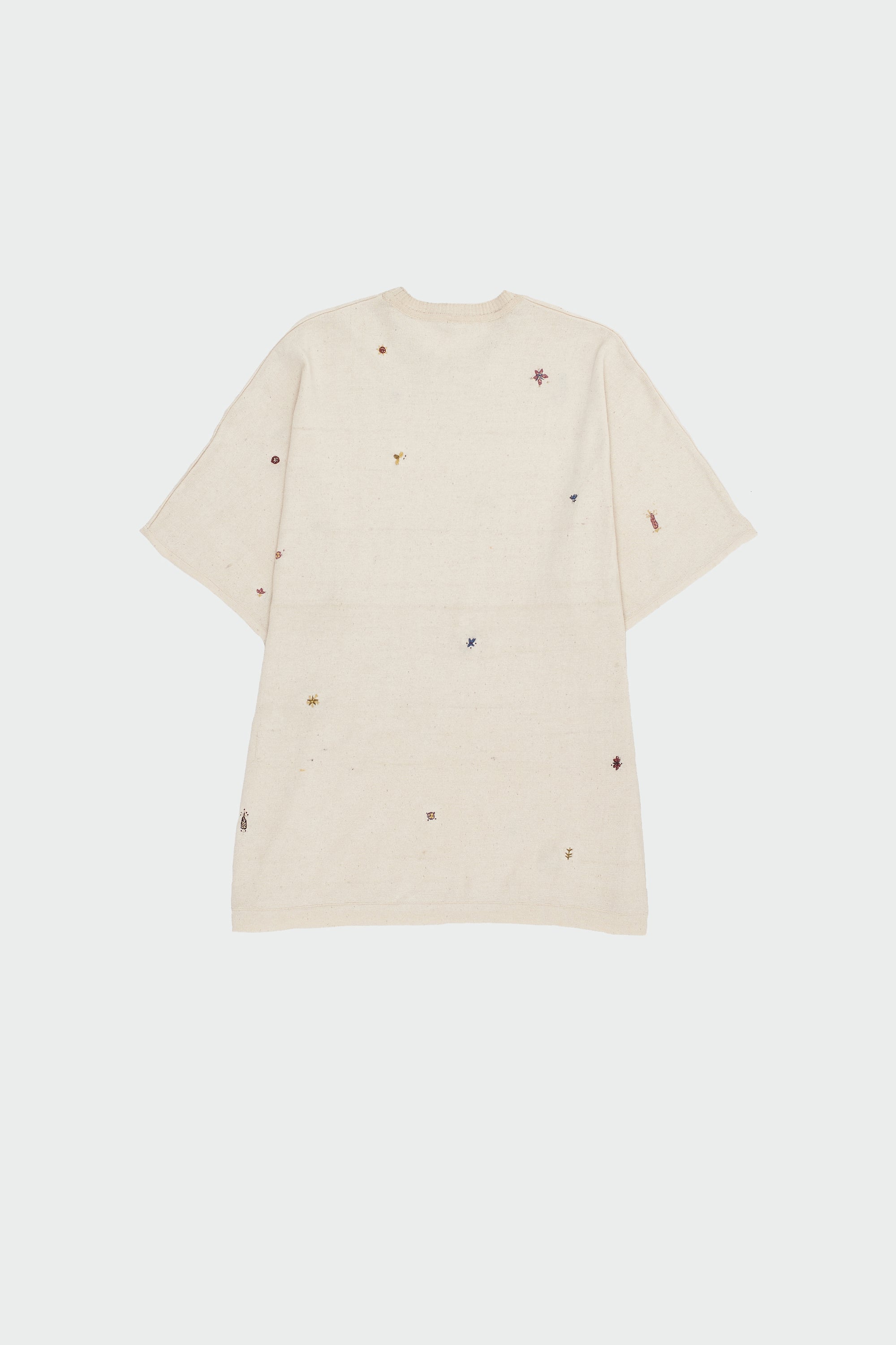 Back image of a ecru t-shirt