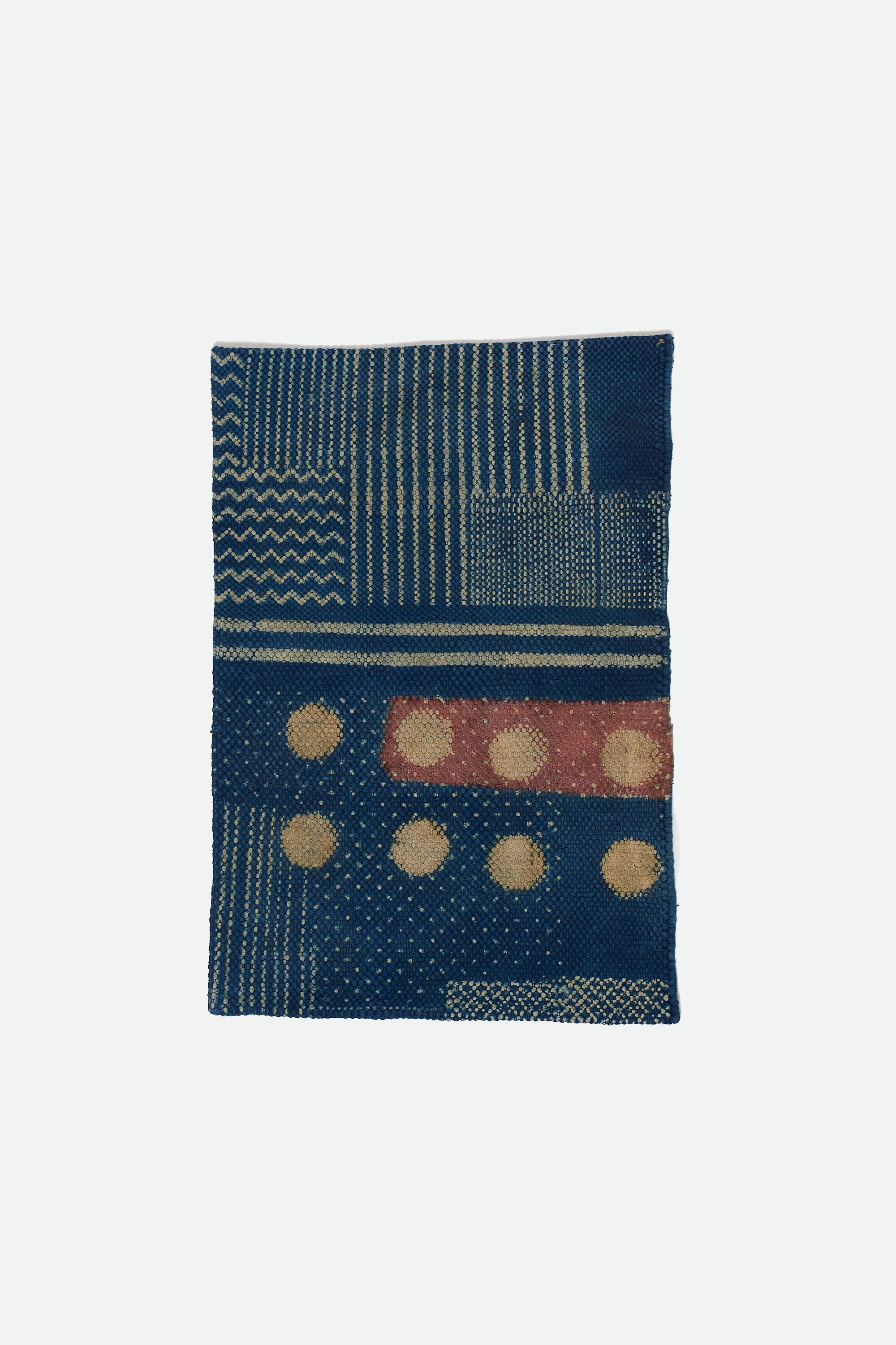 Multi colour cotton rug