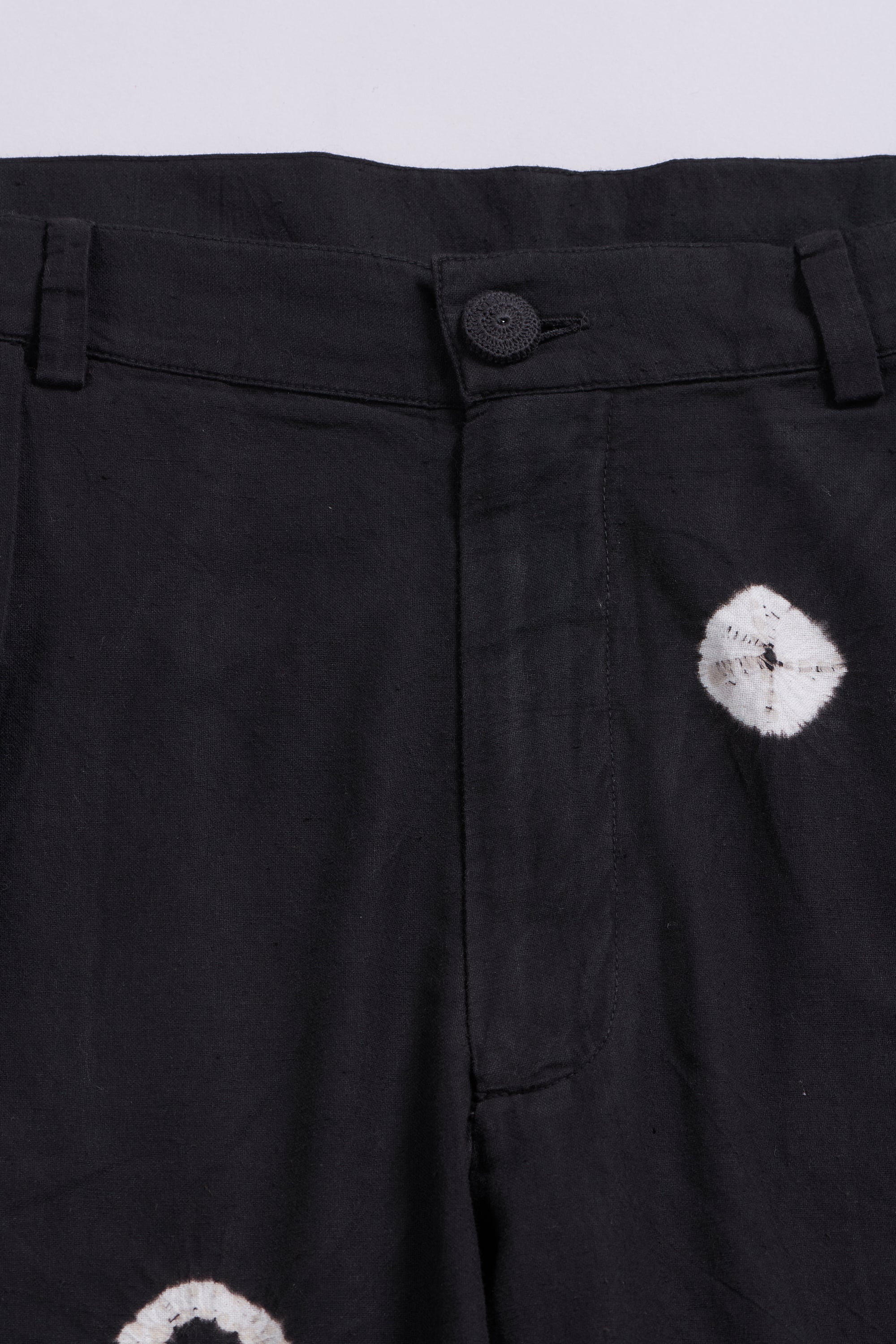 Fabric close- up with button