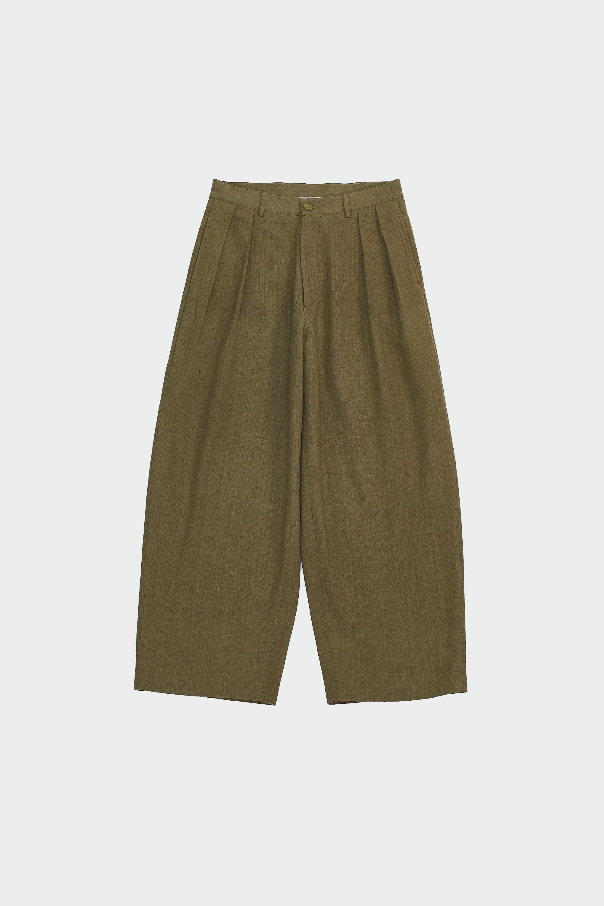 Flaxen yellow pant