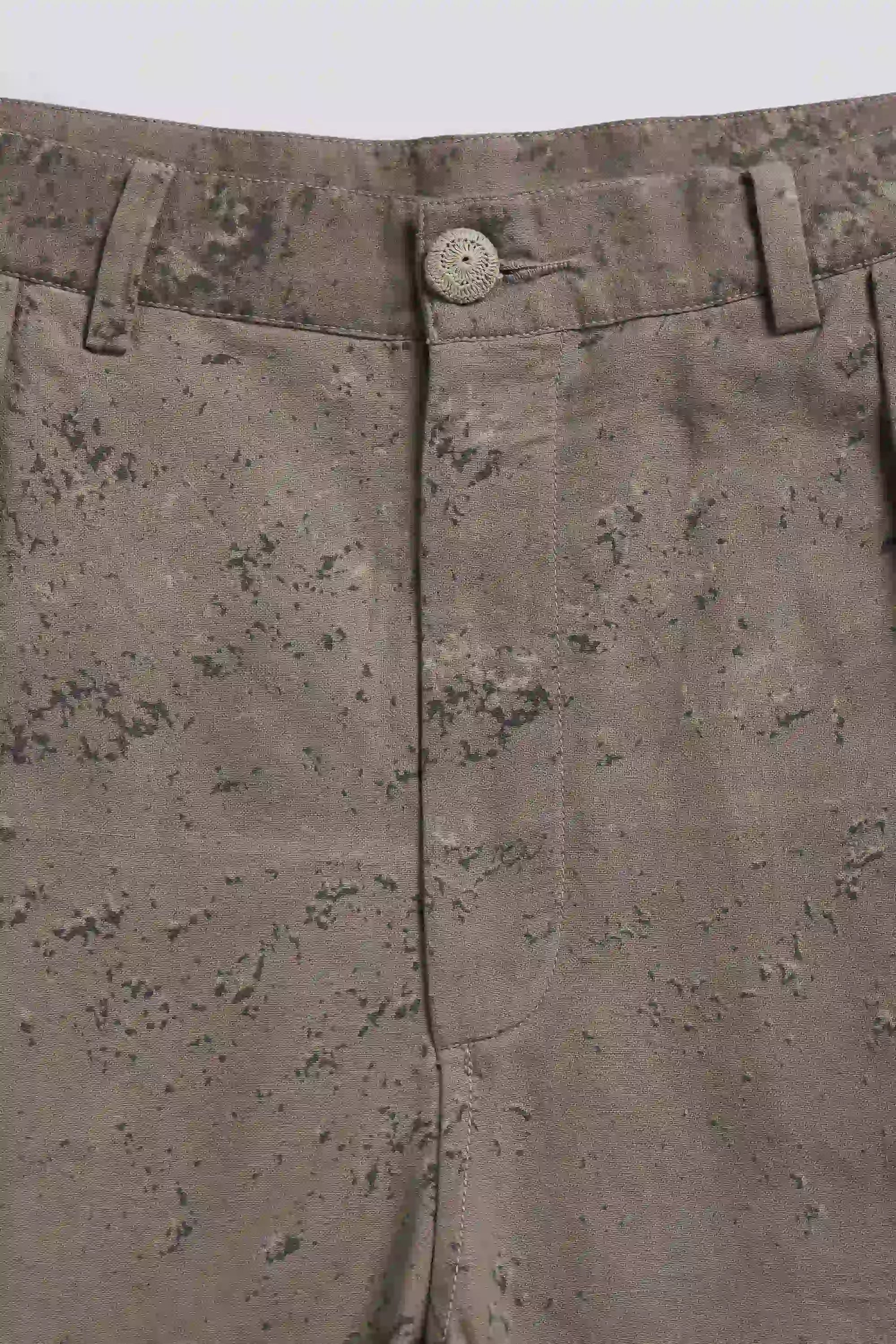Fabric close-up with button