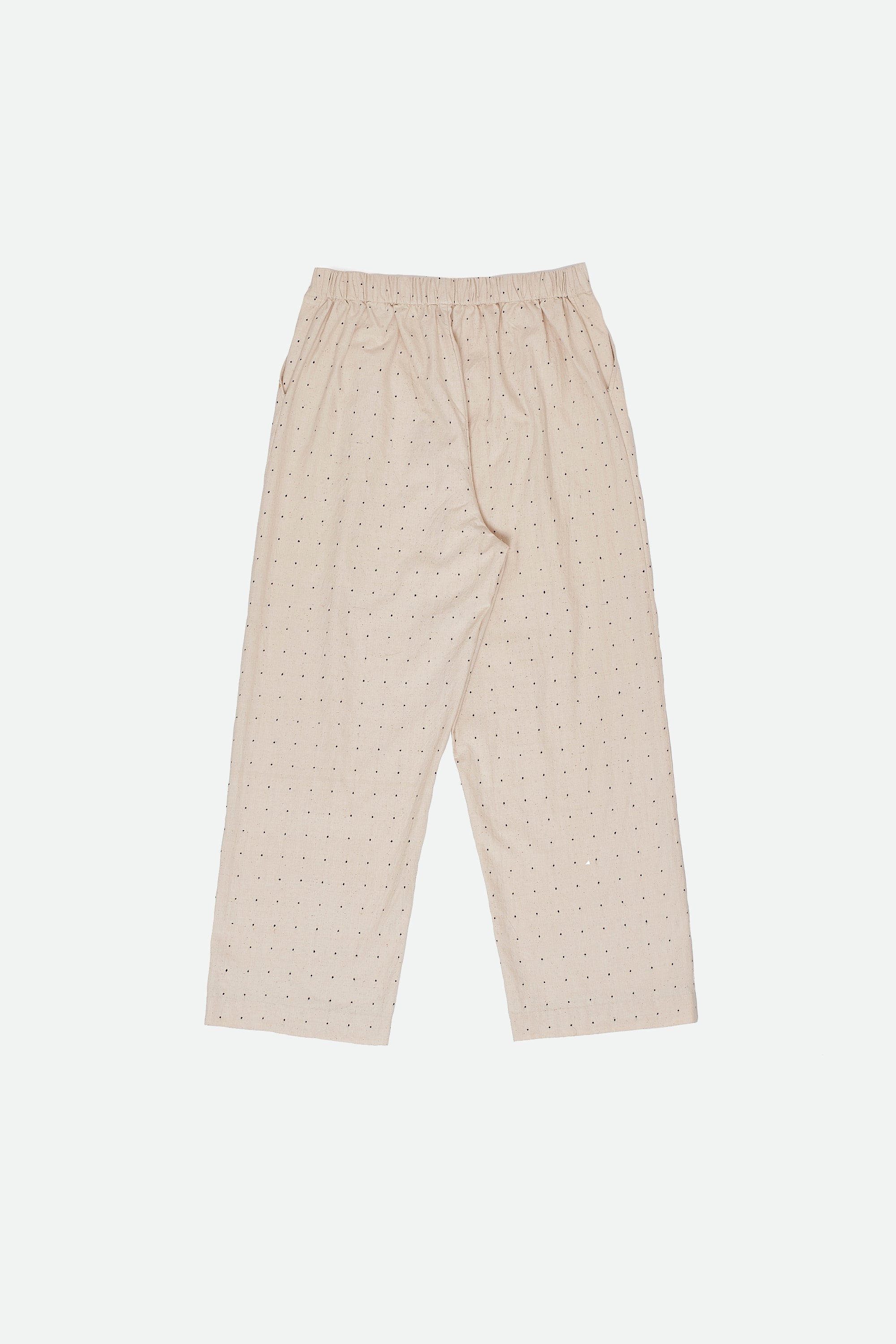 Ecru tangaliya cotton pant