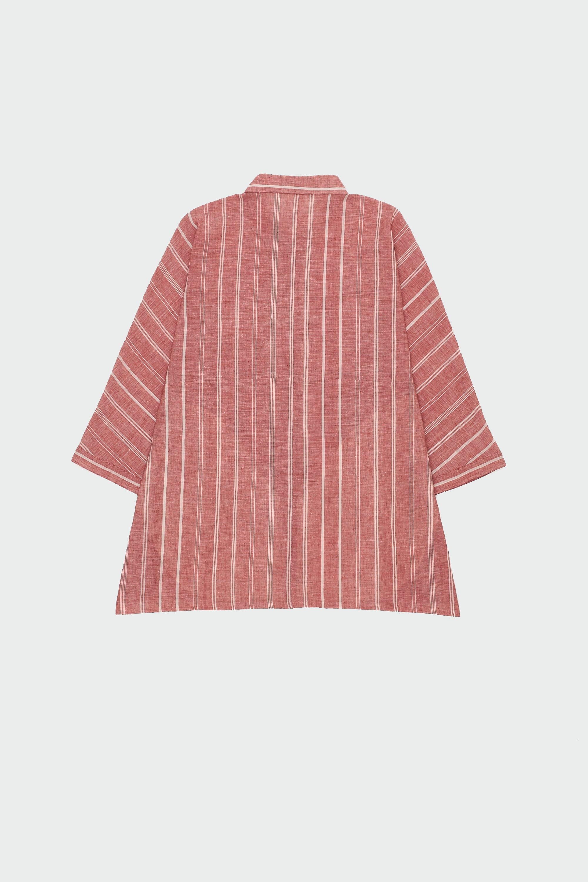 Back image of a red shirt
