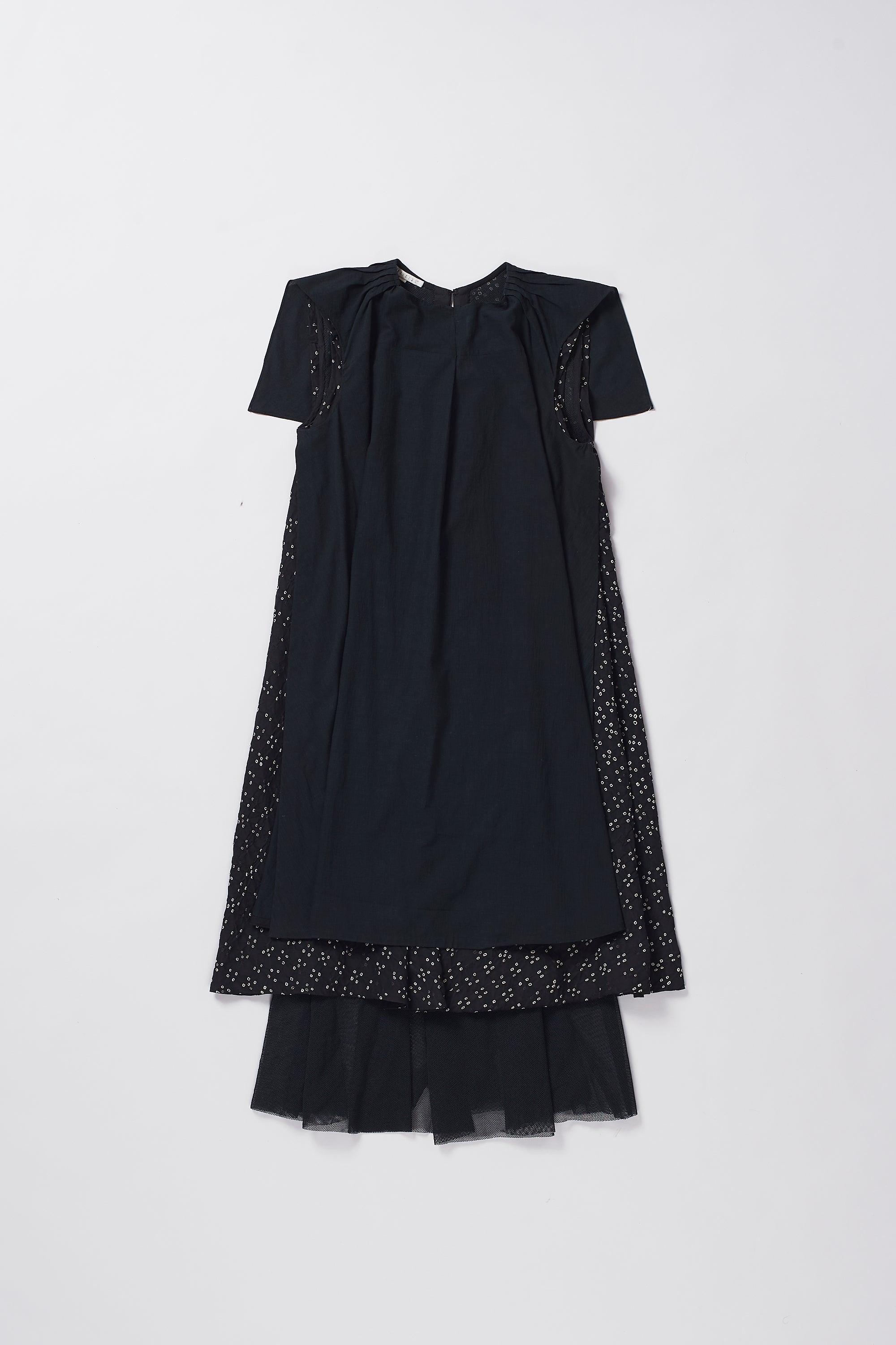 Black cotton dress