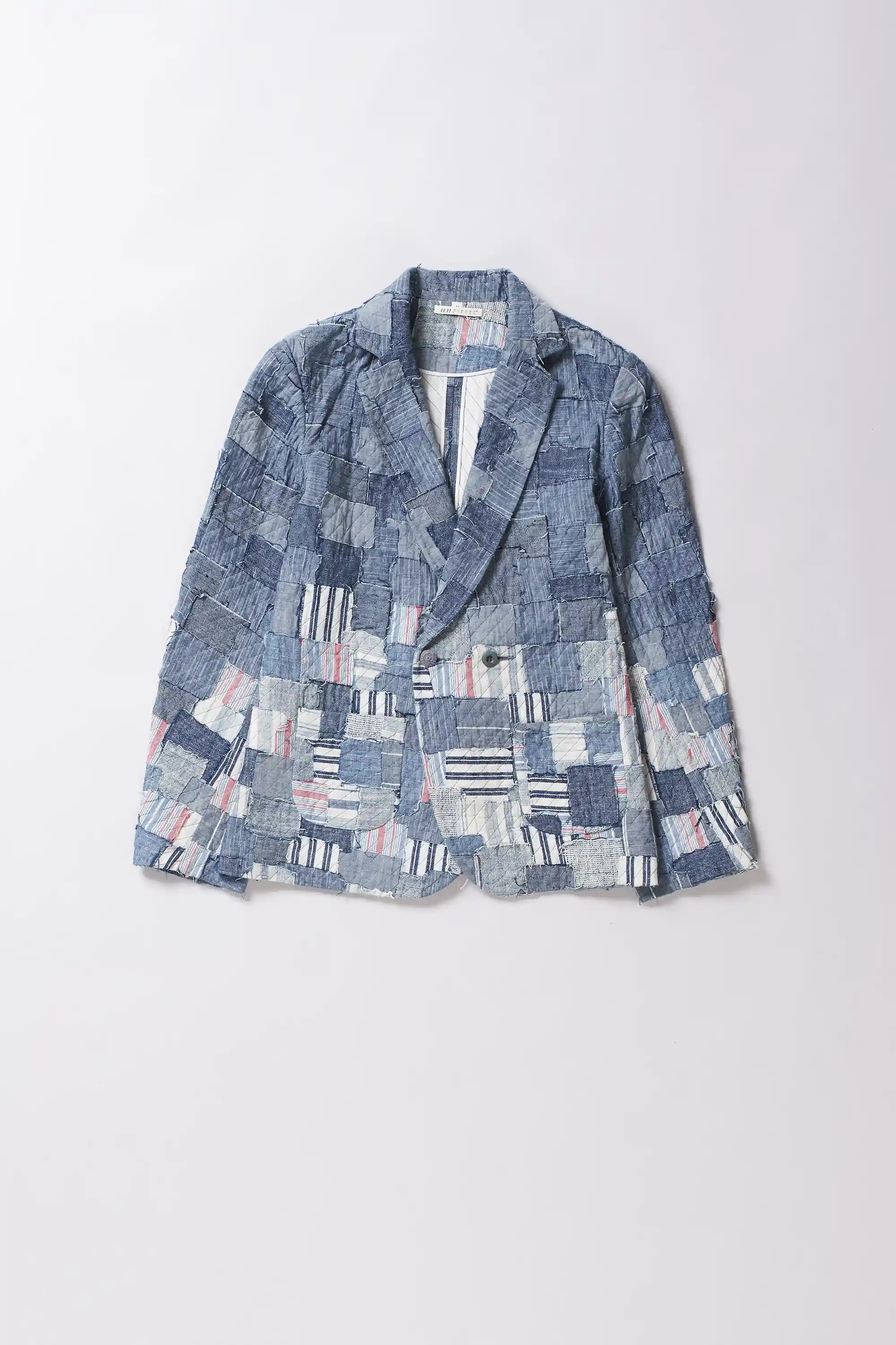 Multi colour cotton shirt with patchwork