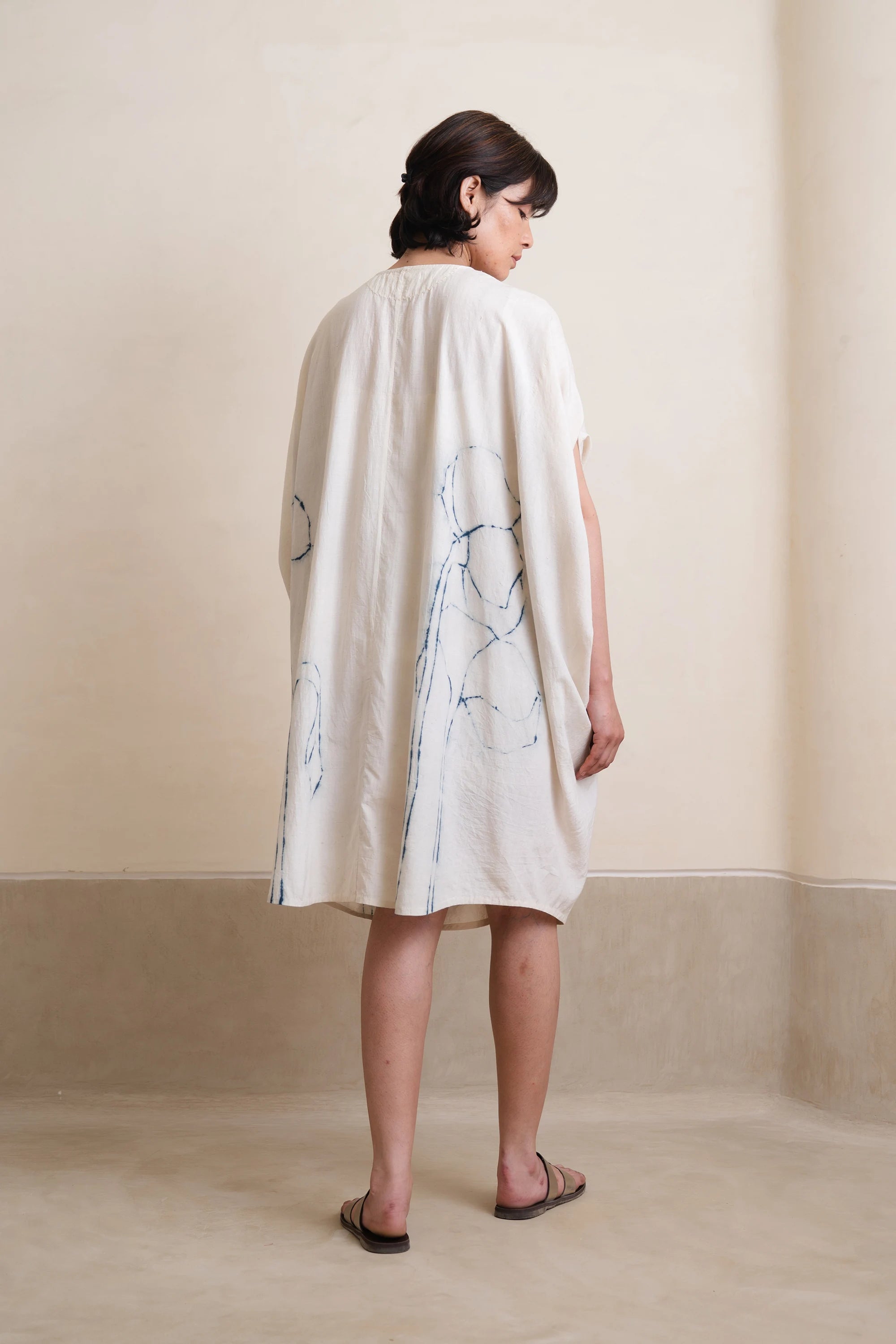 Vivory Shibori Drape Dress