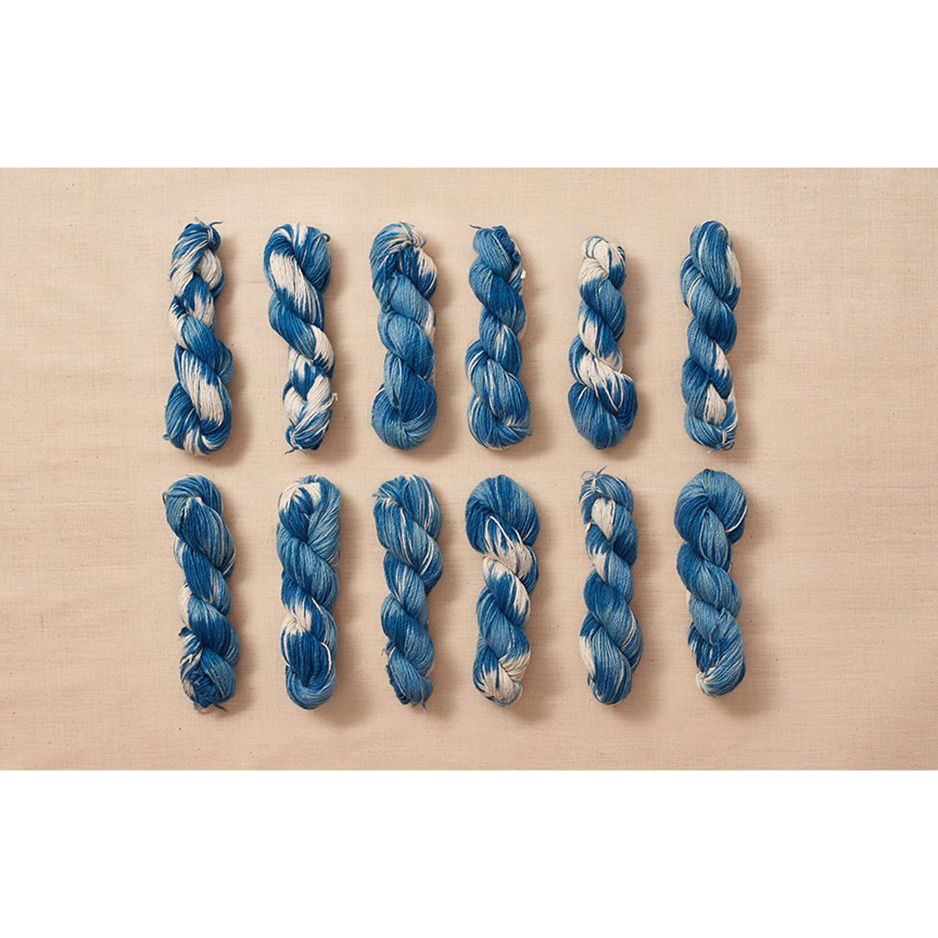 Indigo cotton yarns