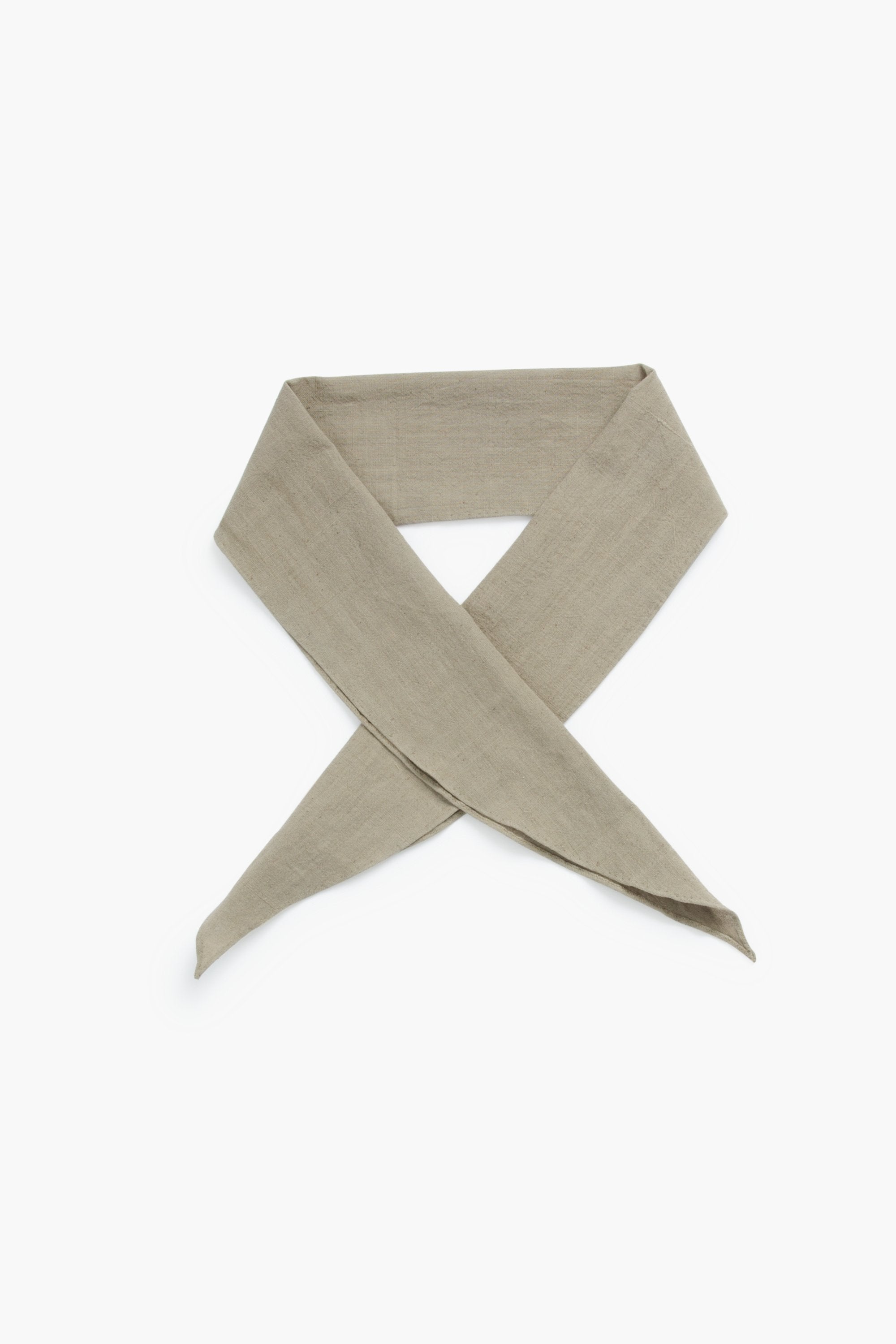 Smoke bandana folded on a grey background