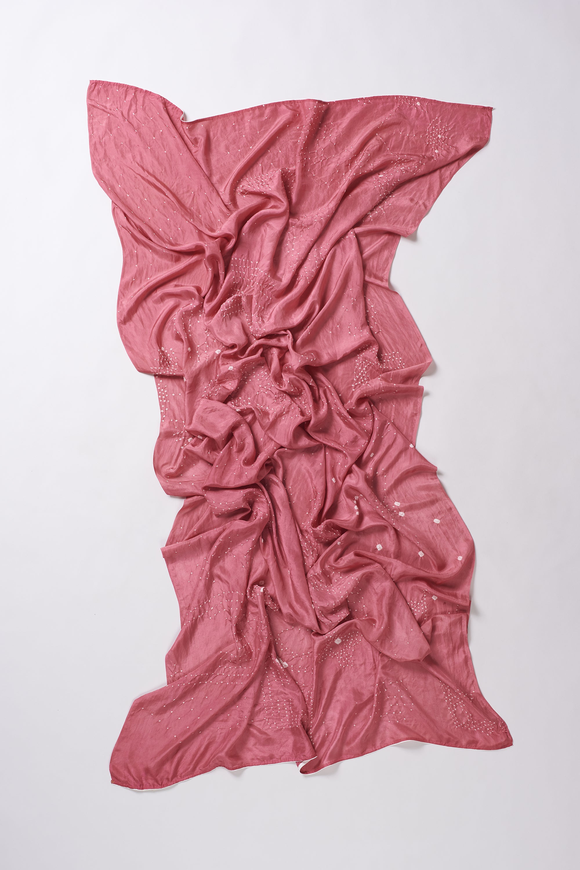 Pink textured fabric