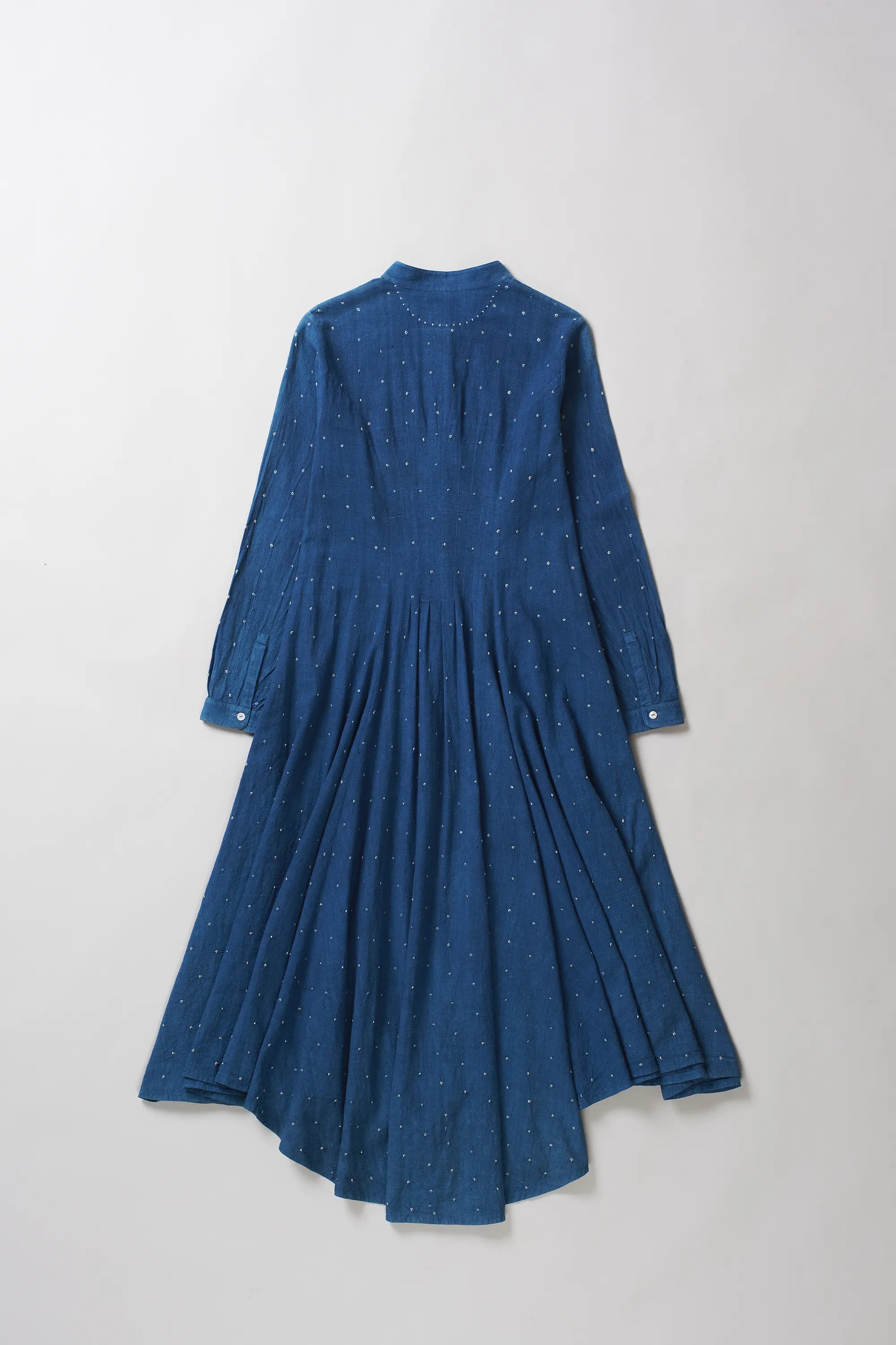 Natural Indigo Cotton Dress