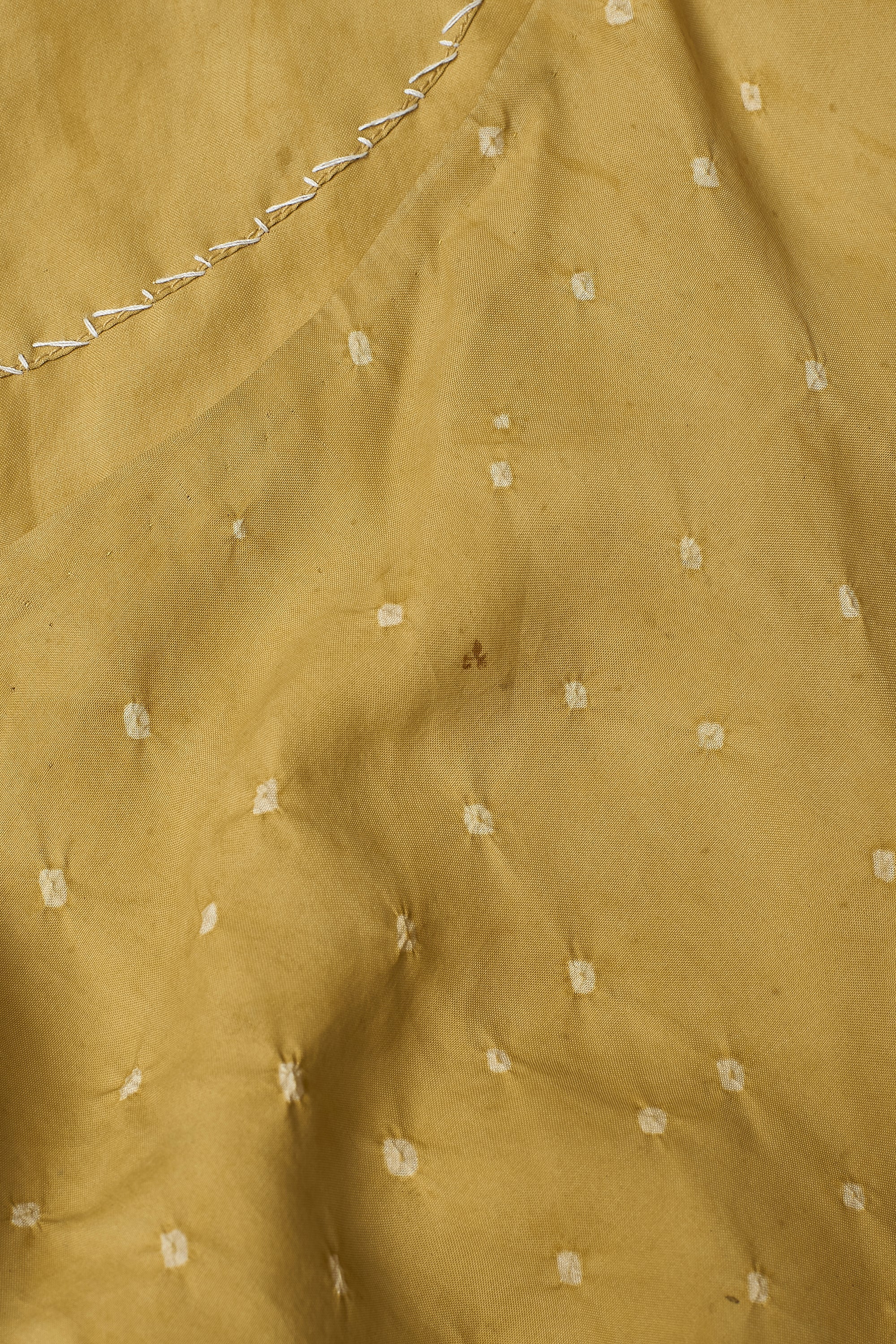 Close-up of a green fabric