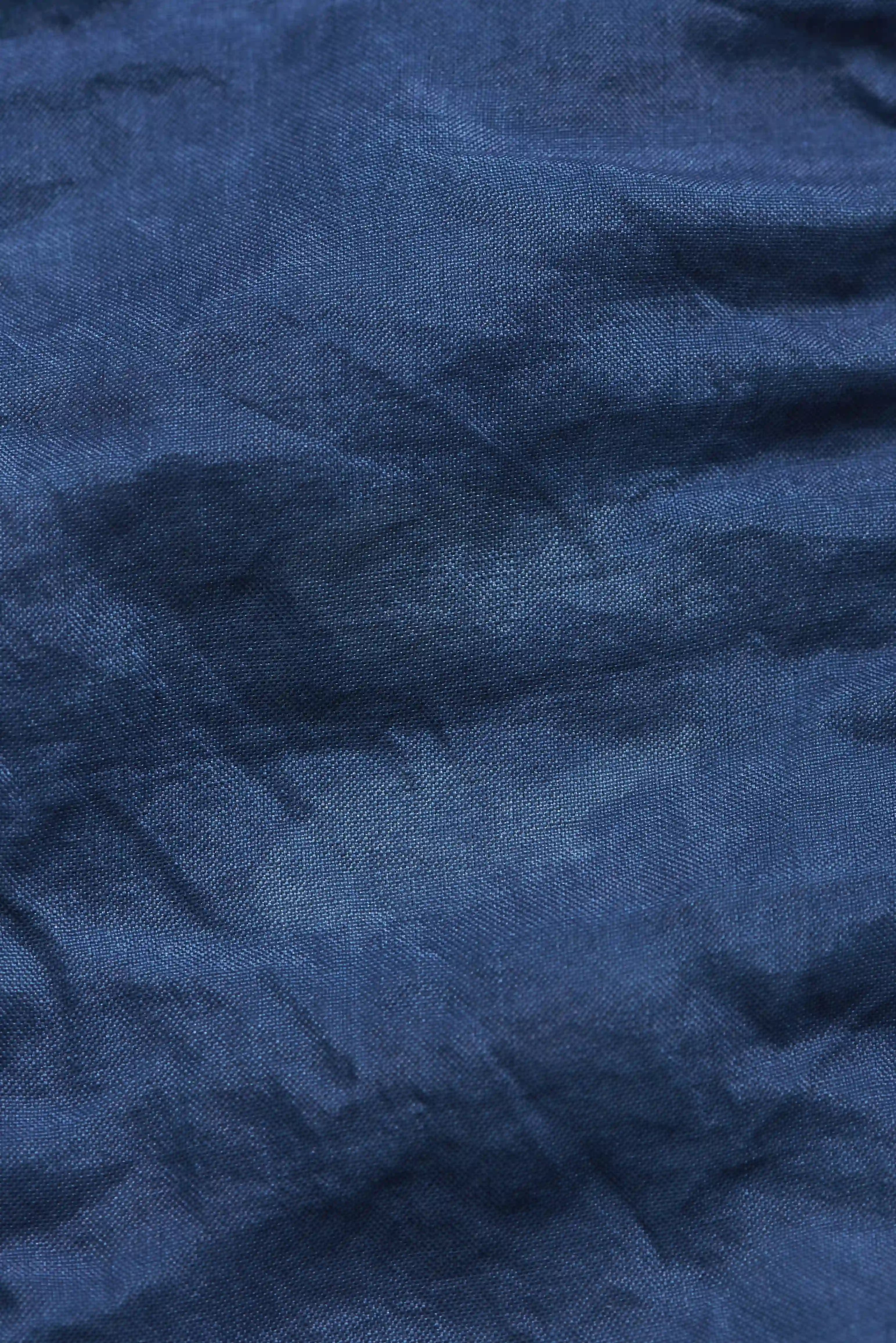 Medium Indigo Silk Bandhani Dress