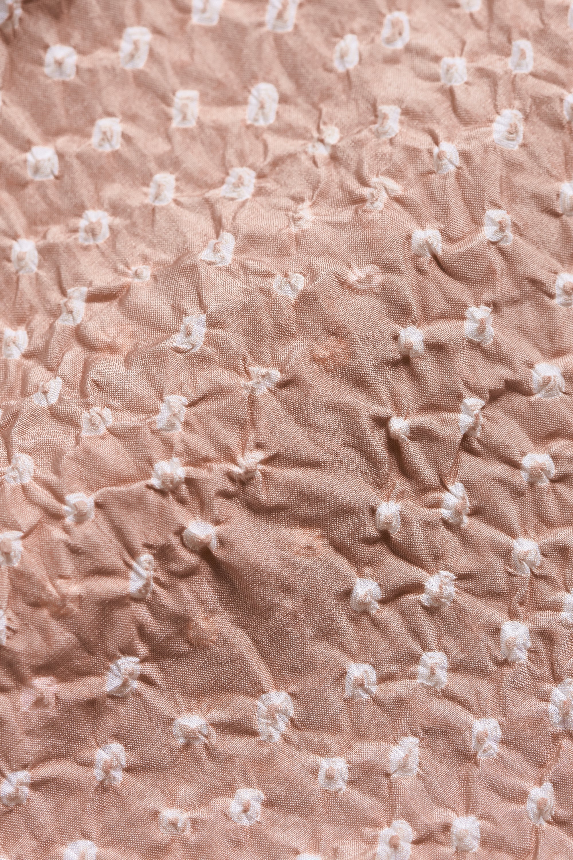 Close-up of textured pink