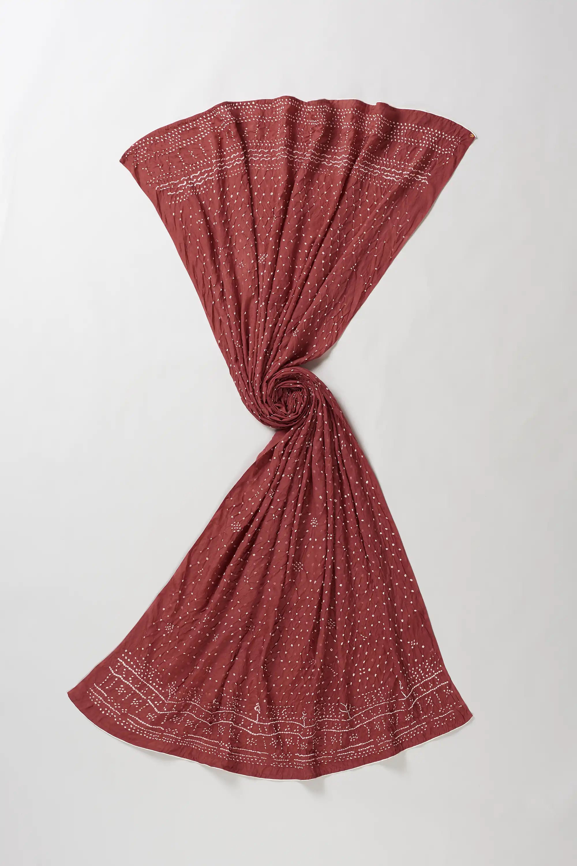 Silk Shawl in Red