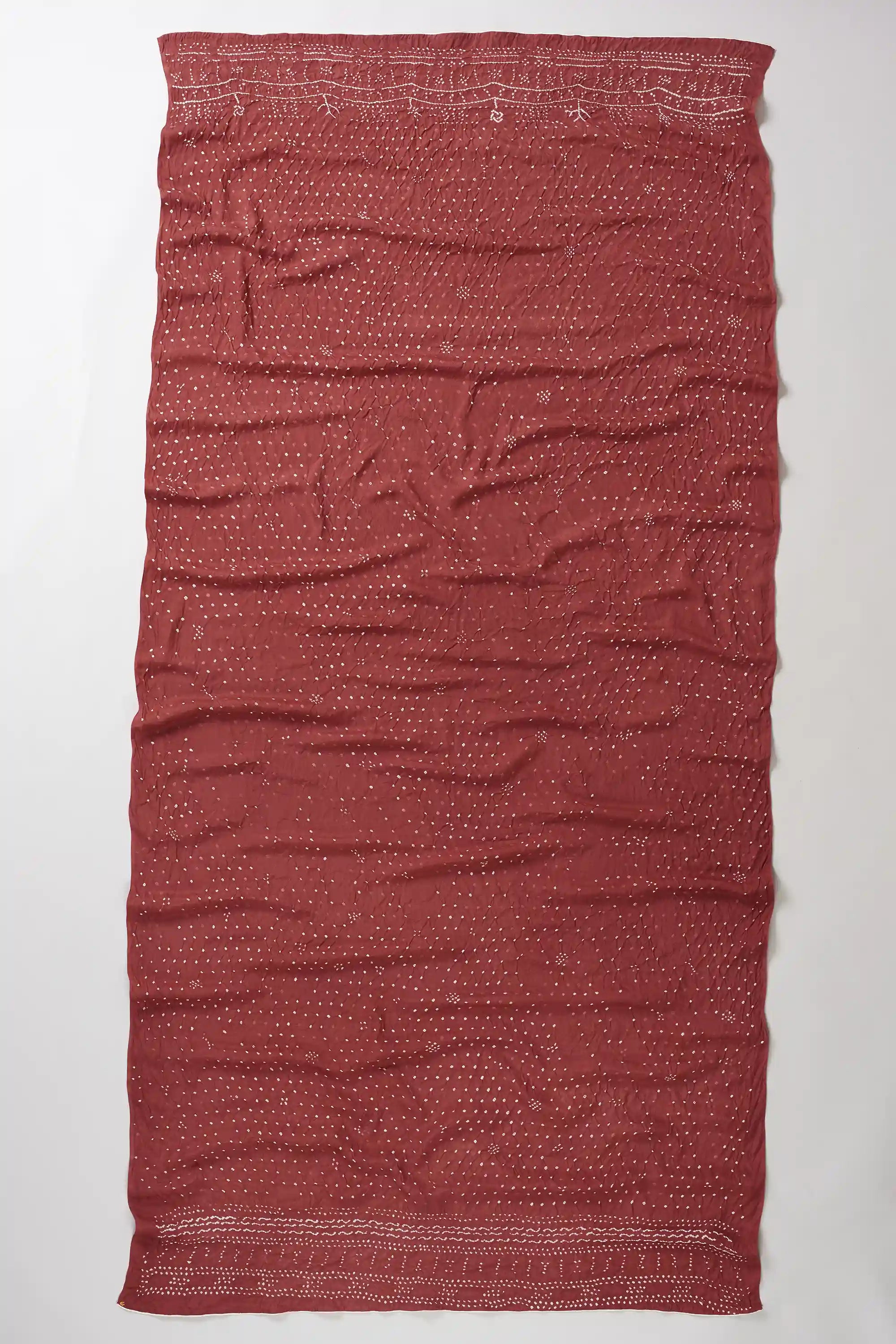 Silk Shawl in Red