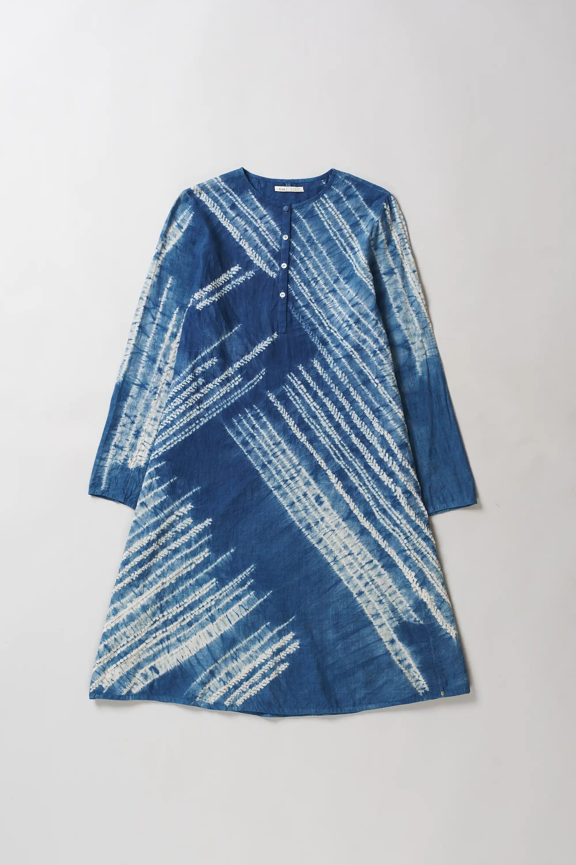 Fragile Dress with Shibori