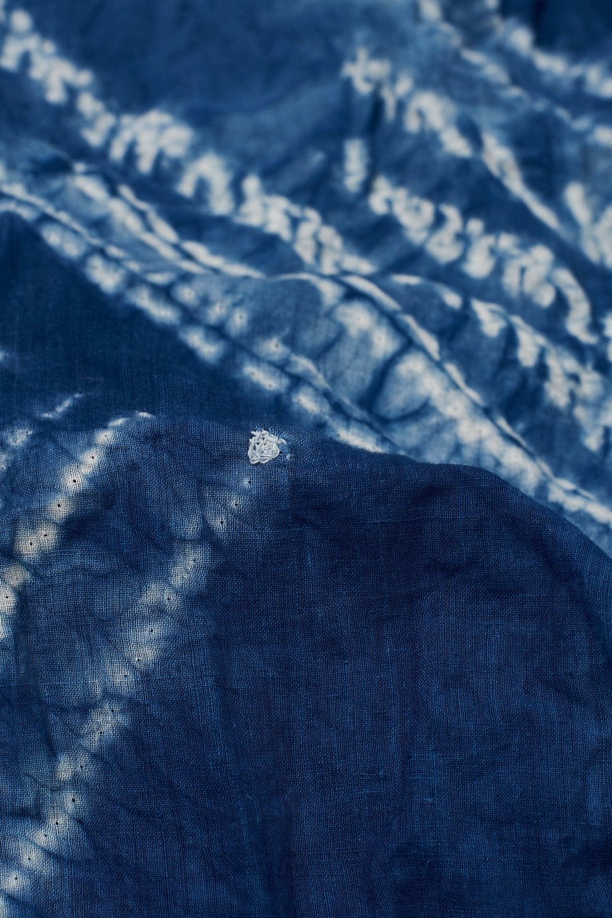 Fragile Dress with Shibori