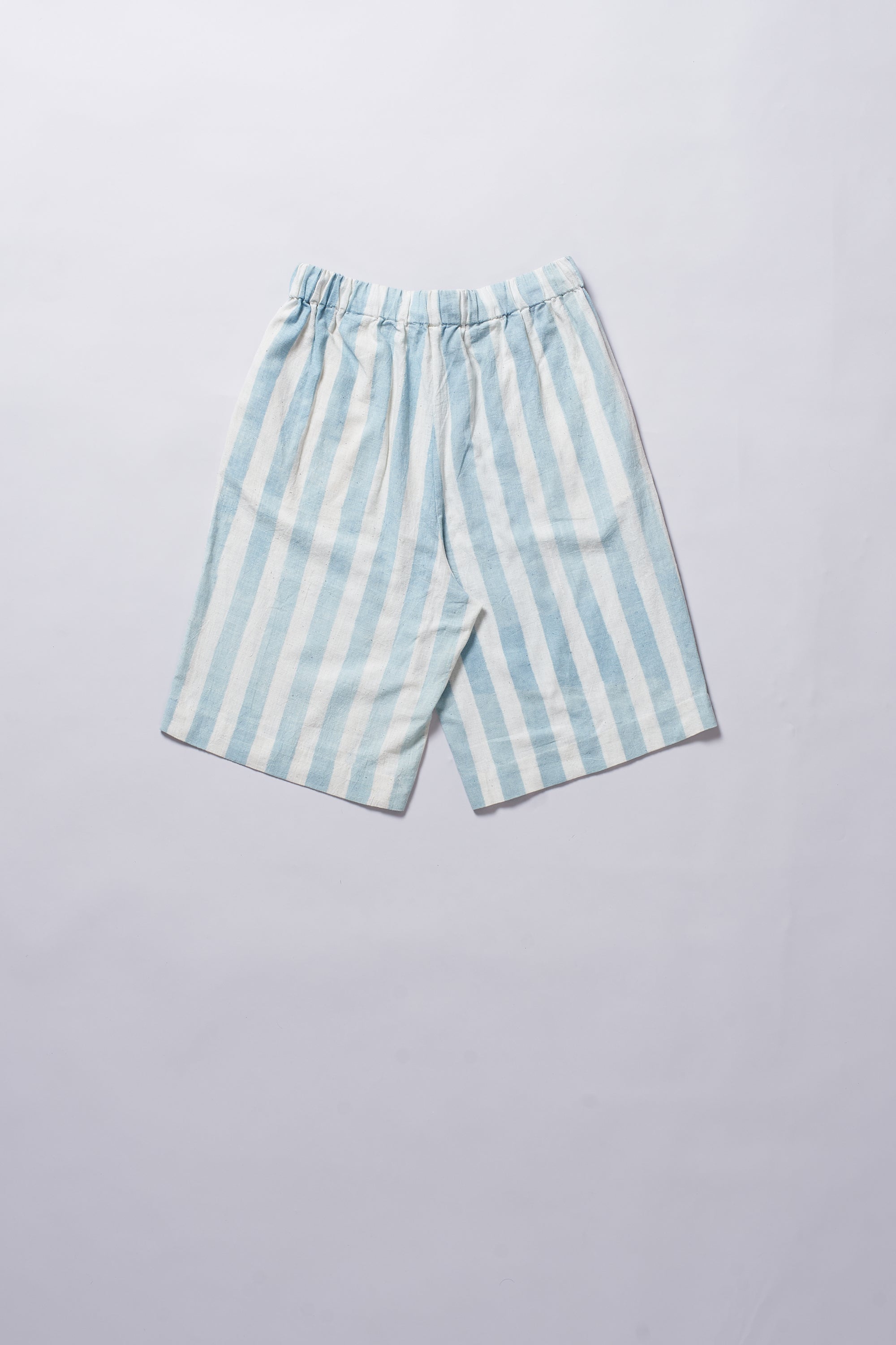 Striped Cotton Summer Shorts
