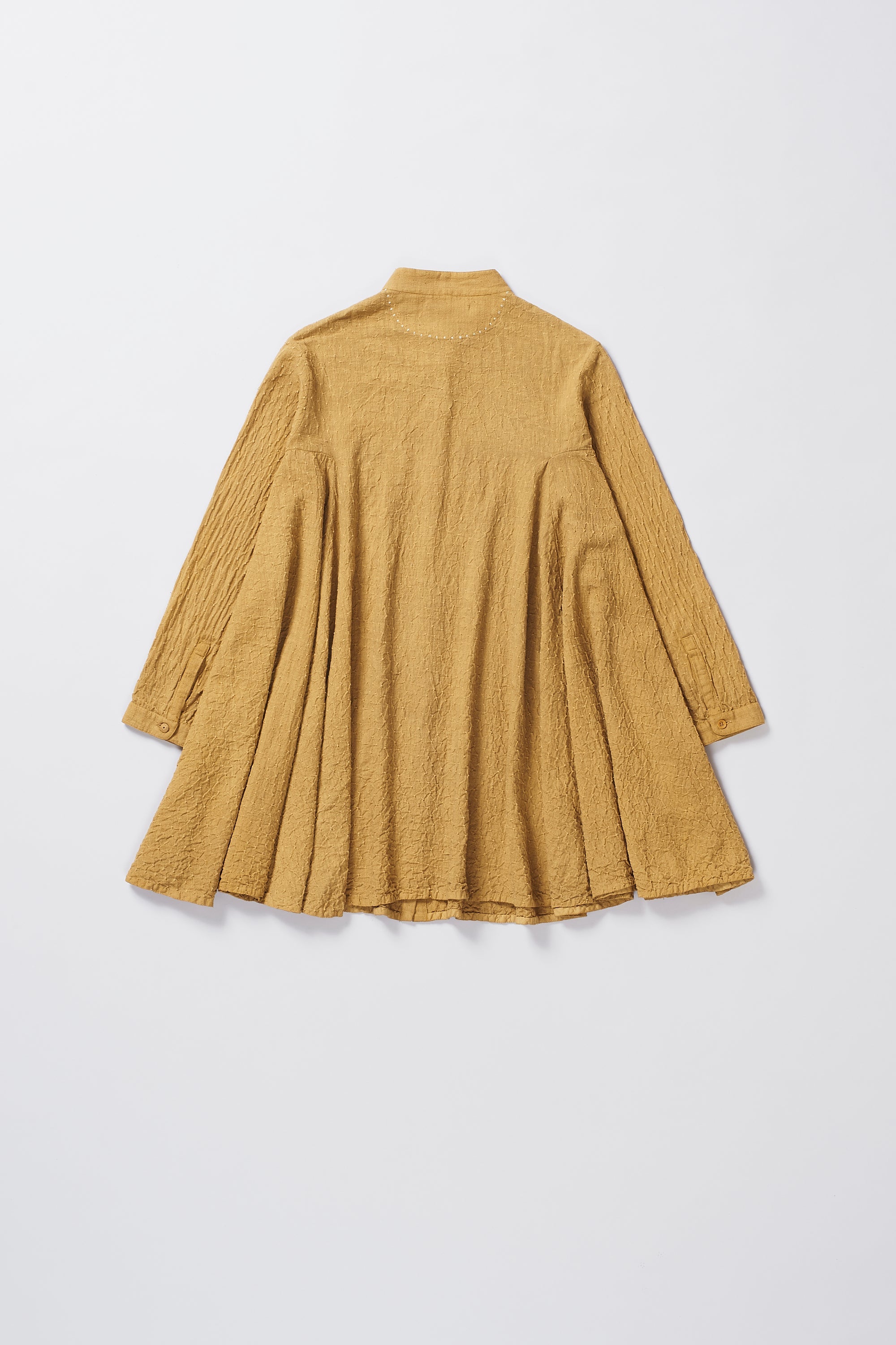 NKEIDN COTTON MUSTARD YELLOW SHIRT