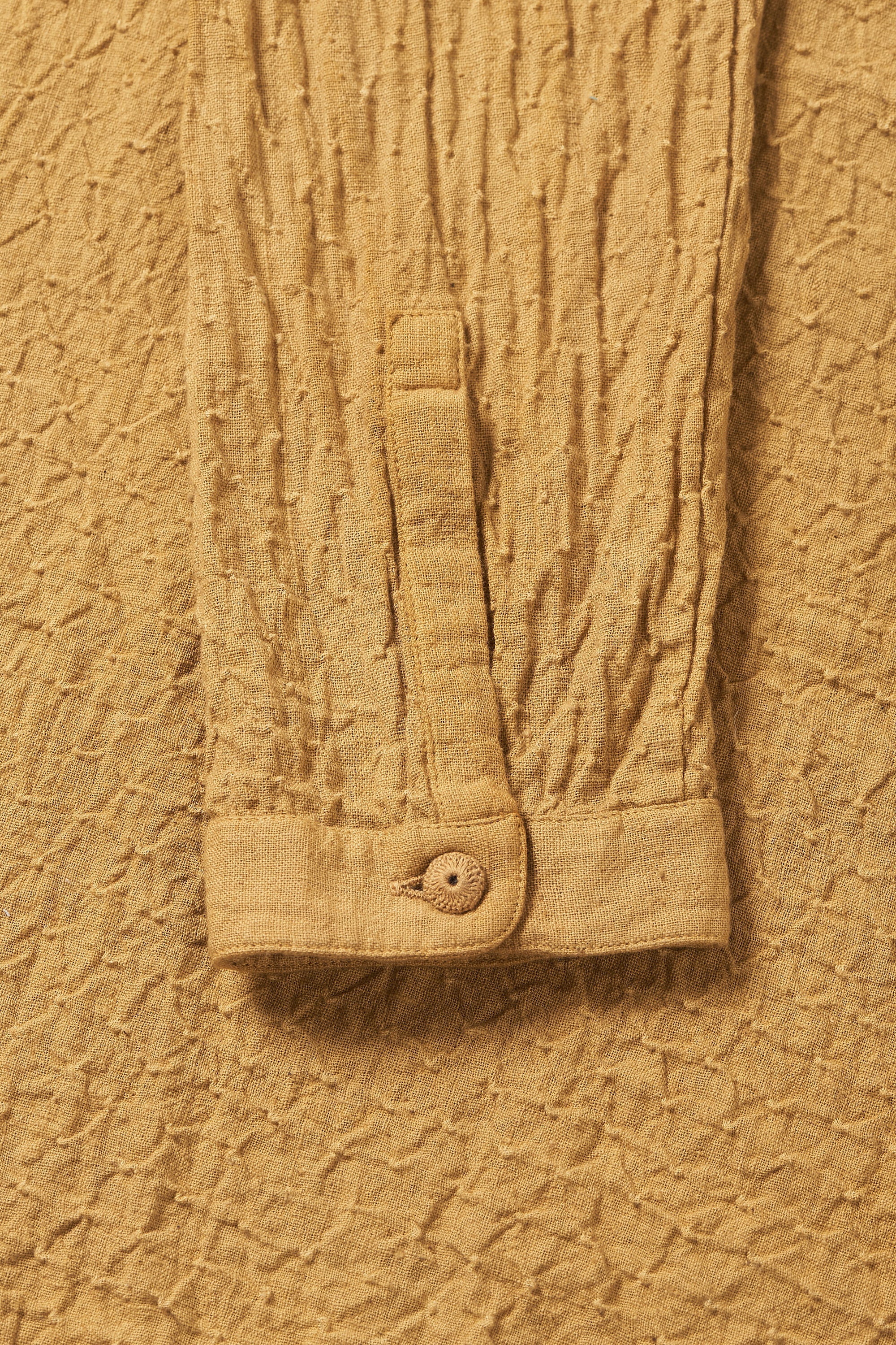 NKEIDN COTTON MUSTARD YELLOW SHIRT