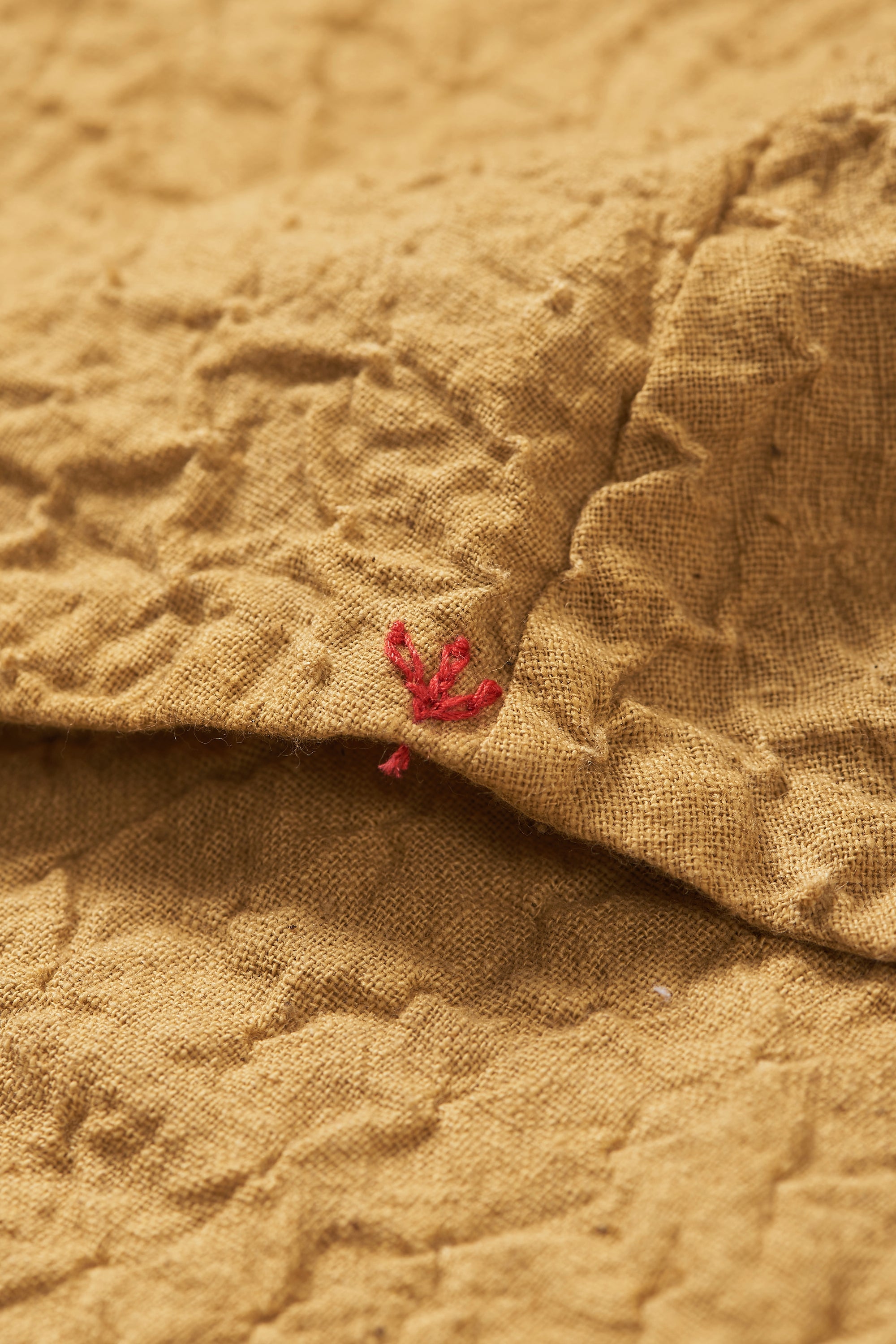 NKEIDN COTTON MUSTARD YELLOW SHIRT