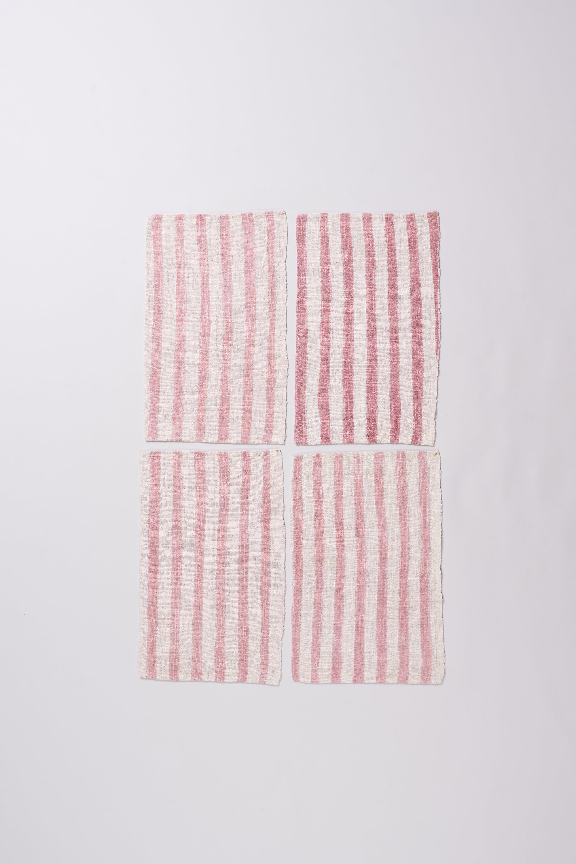 Washed pink cotton towel