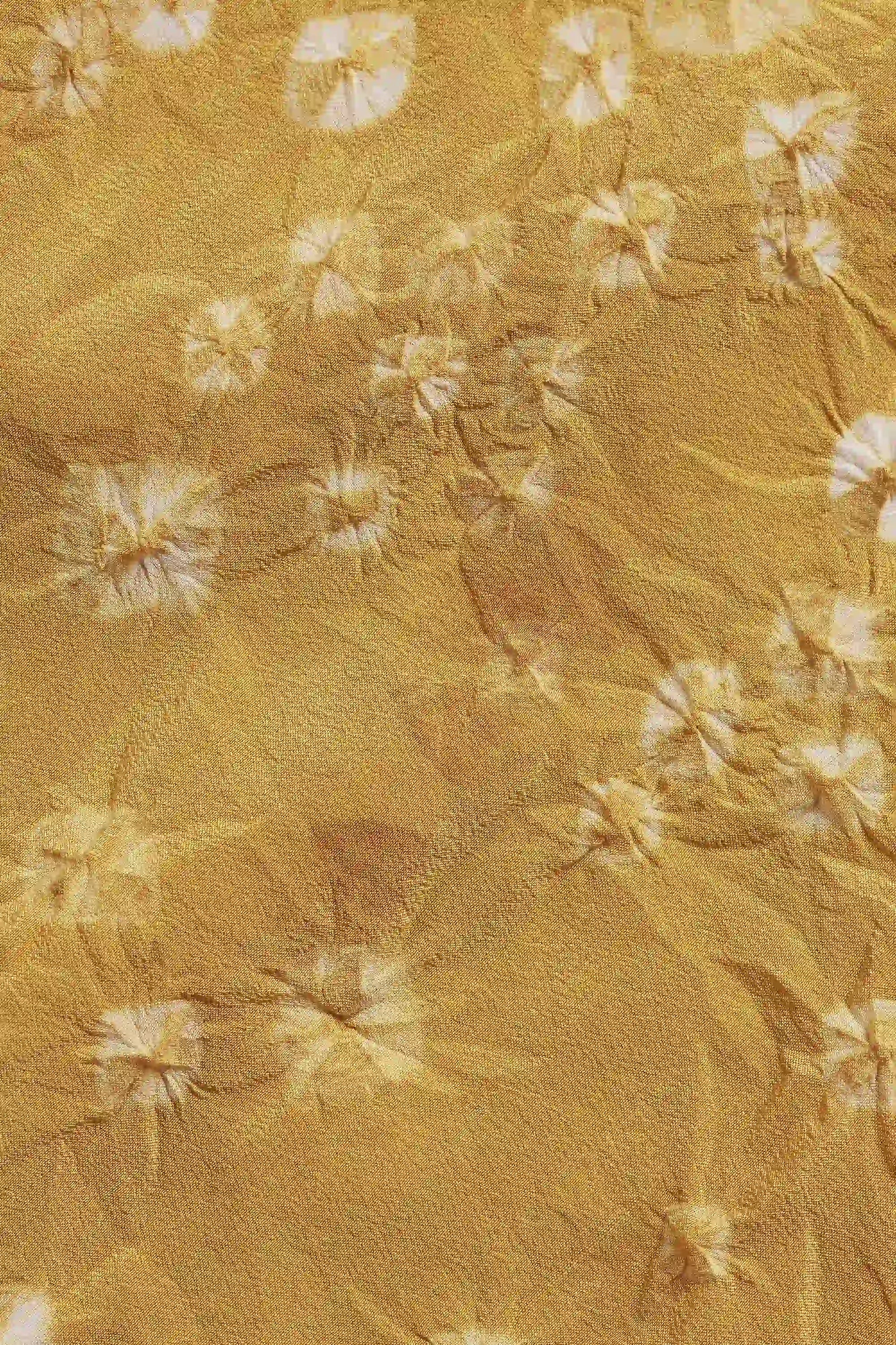 Flared Silk Bandhani Shirt