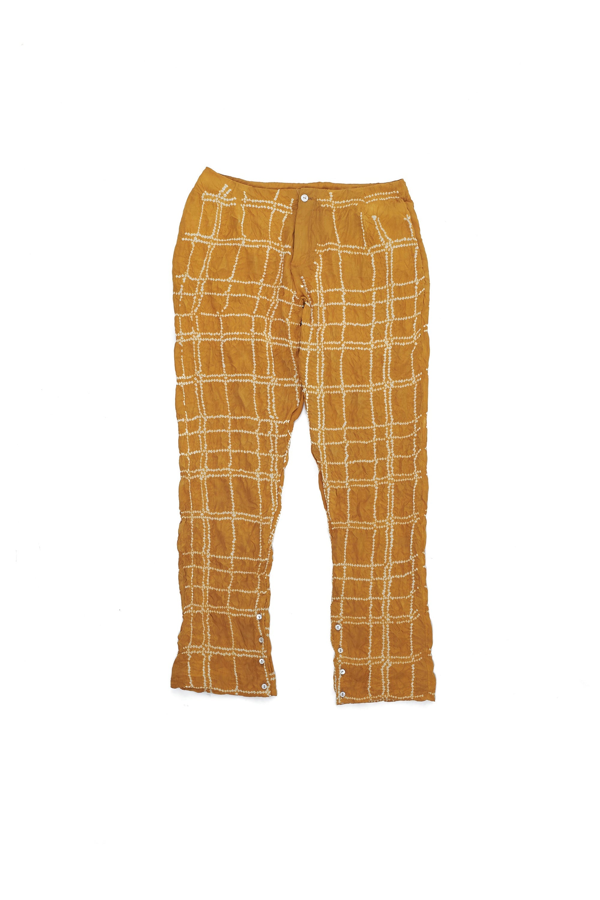 MINIATURE TIE DYE - SILK TAPERED PANT