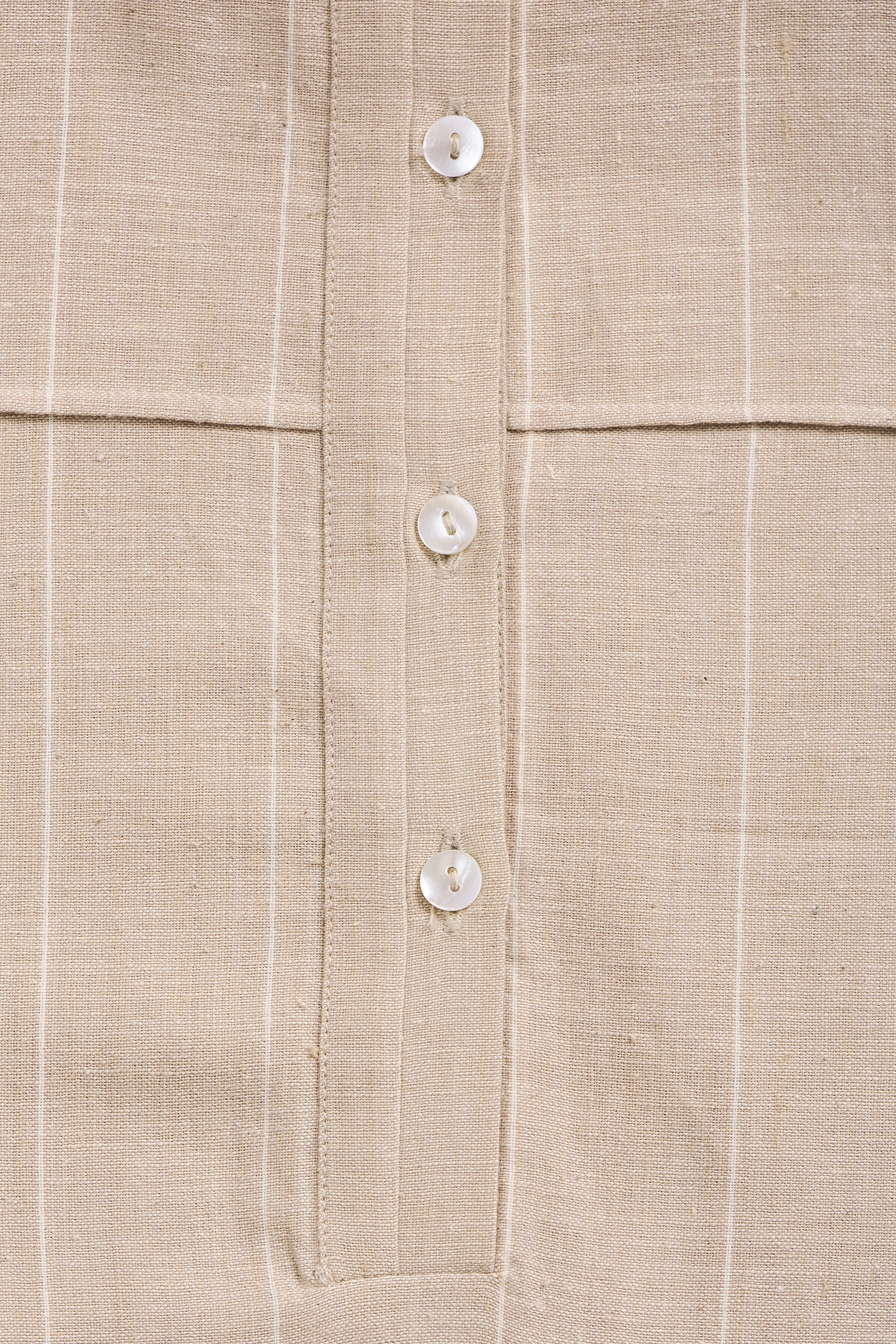 Close-up of a beige shirt