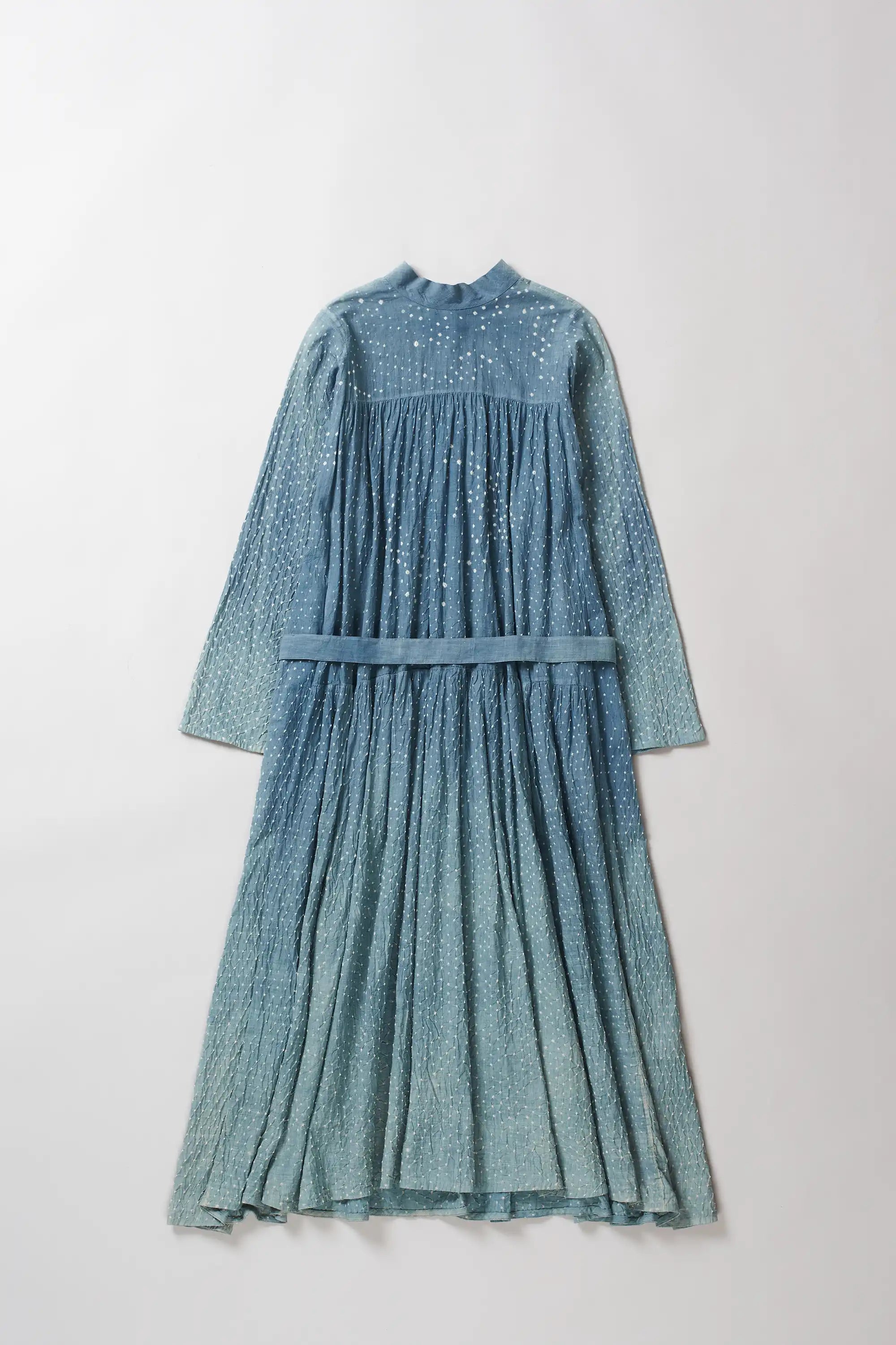Turquise Bandhani Cotton Women'S Dress