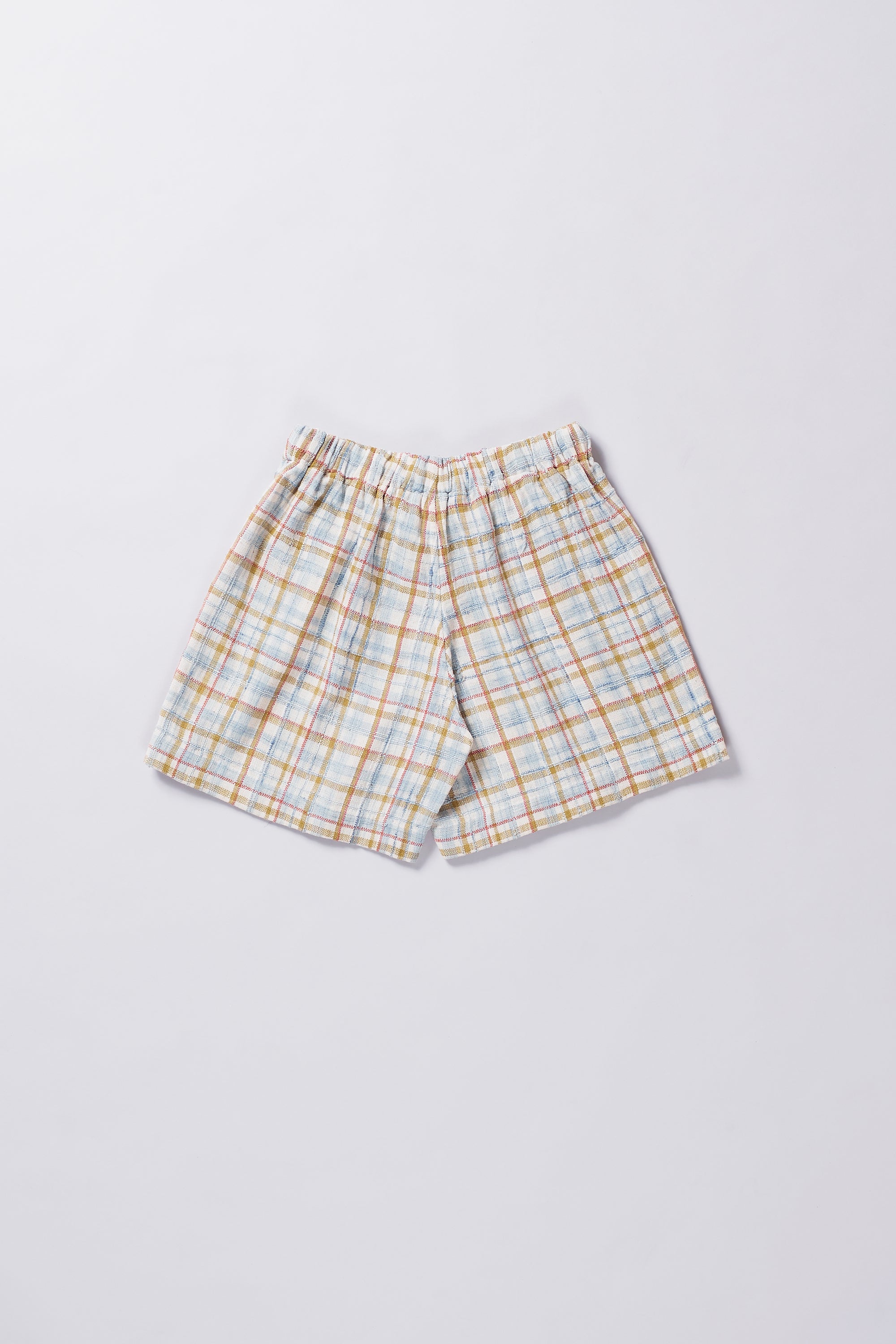 Multi Color Hand Woven Checks- Shorts