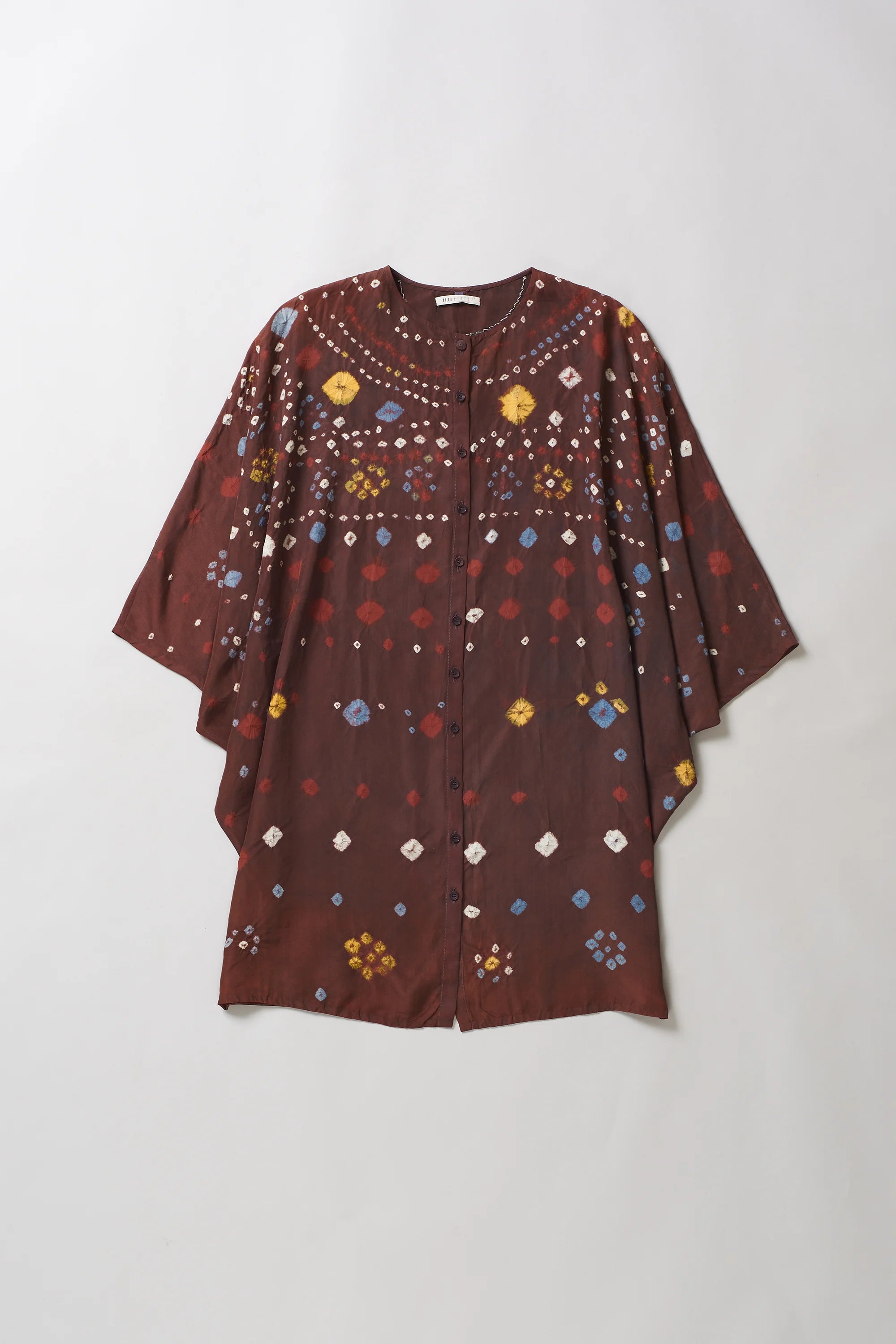 Madder Violet Bandhani Dress