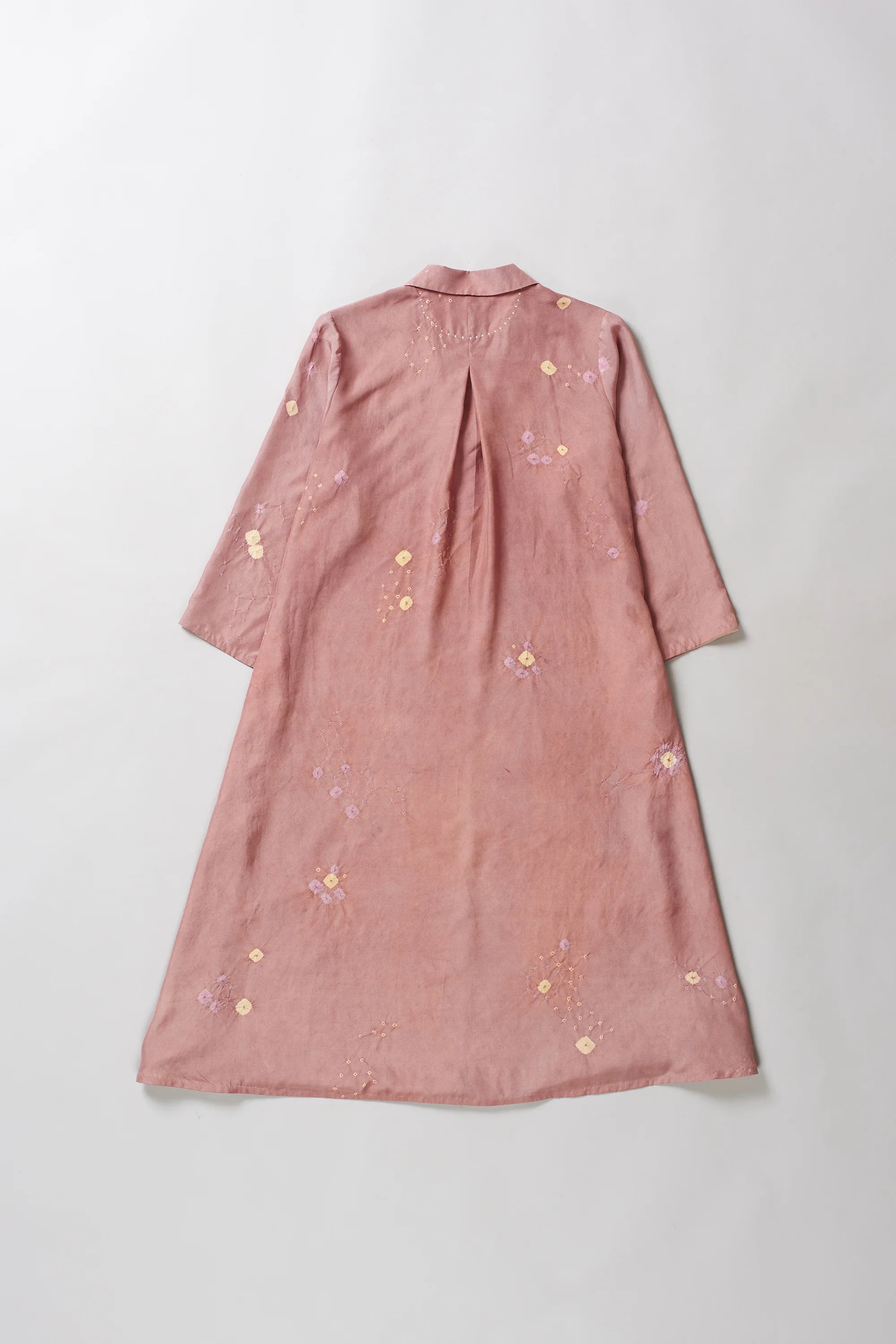 Peach Silk Dress