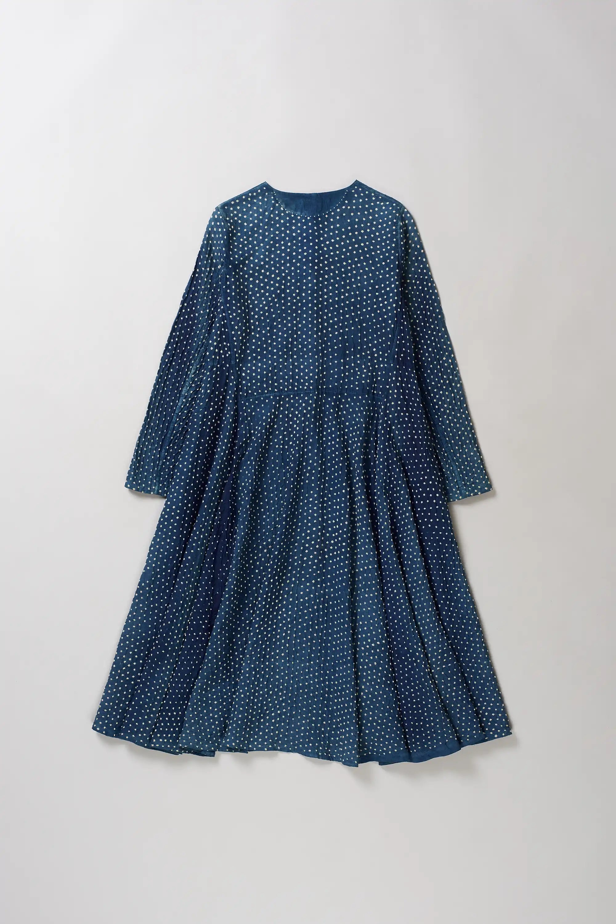 Flared Long Bandhani Dress