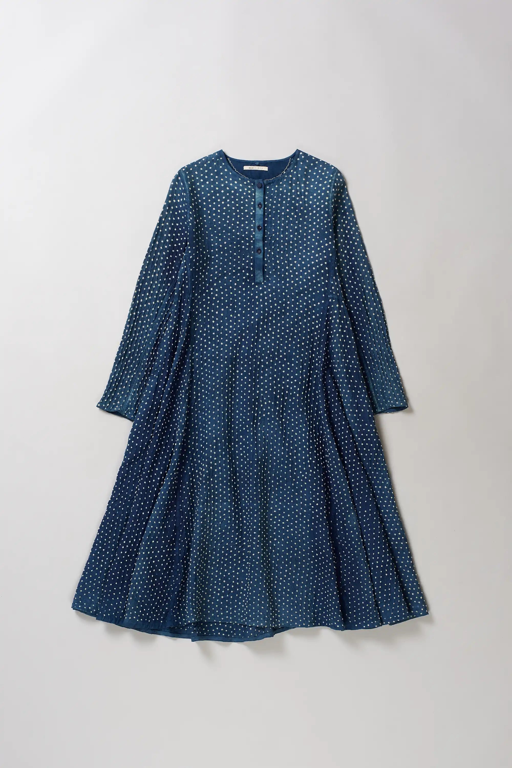 Flared Long Bandhani Dress