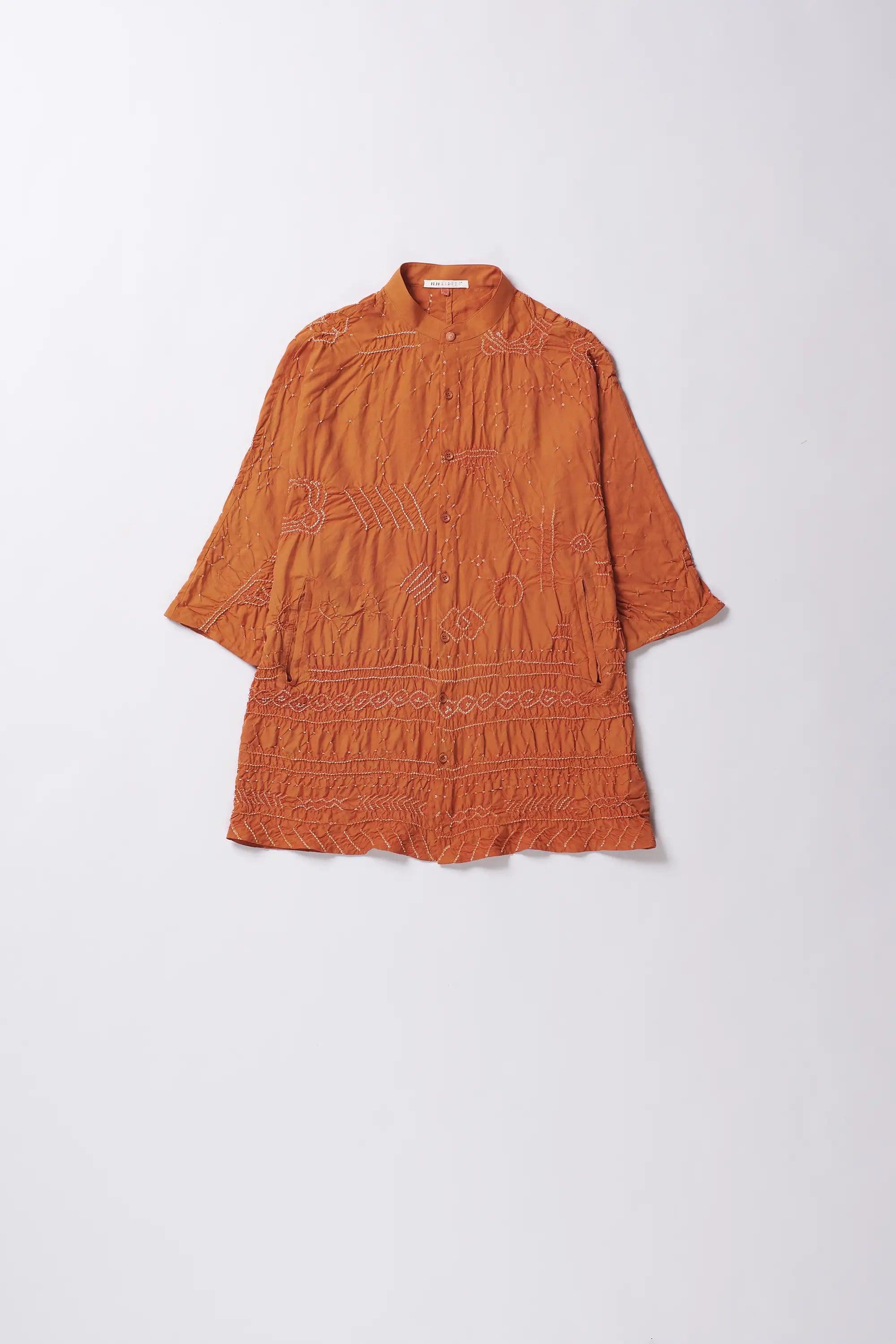 Silk Bandhani Shirt