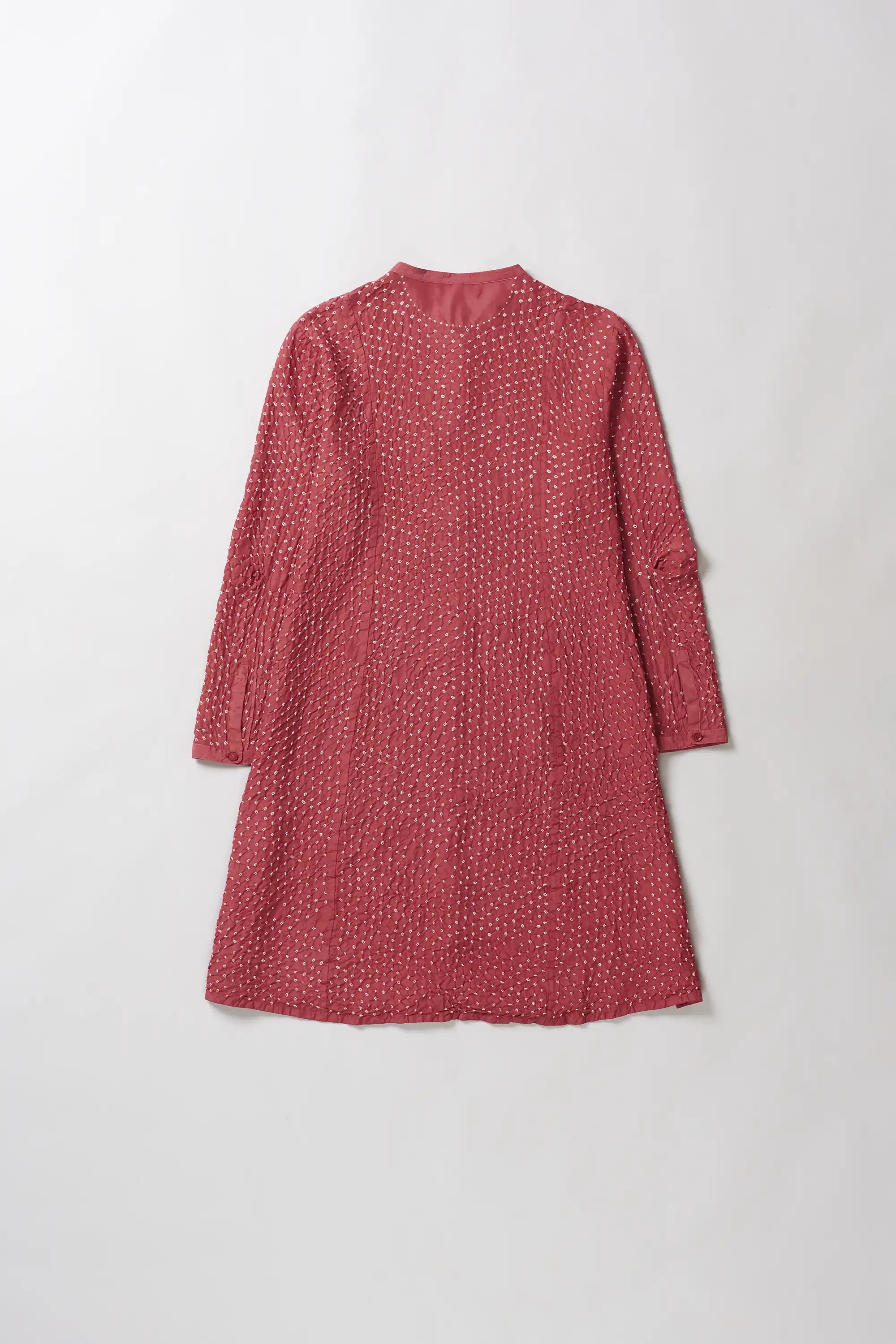 Silk Dress in Pink Wood