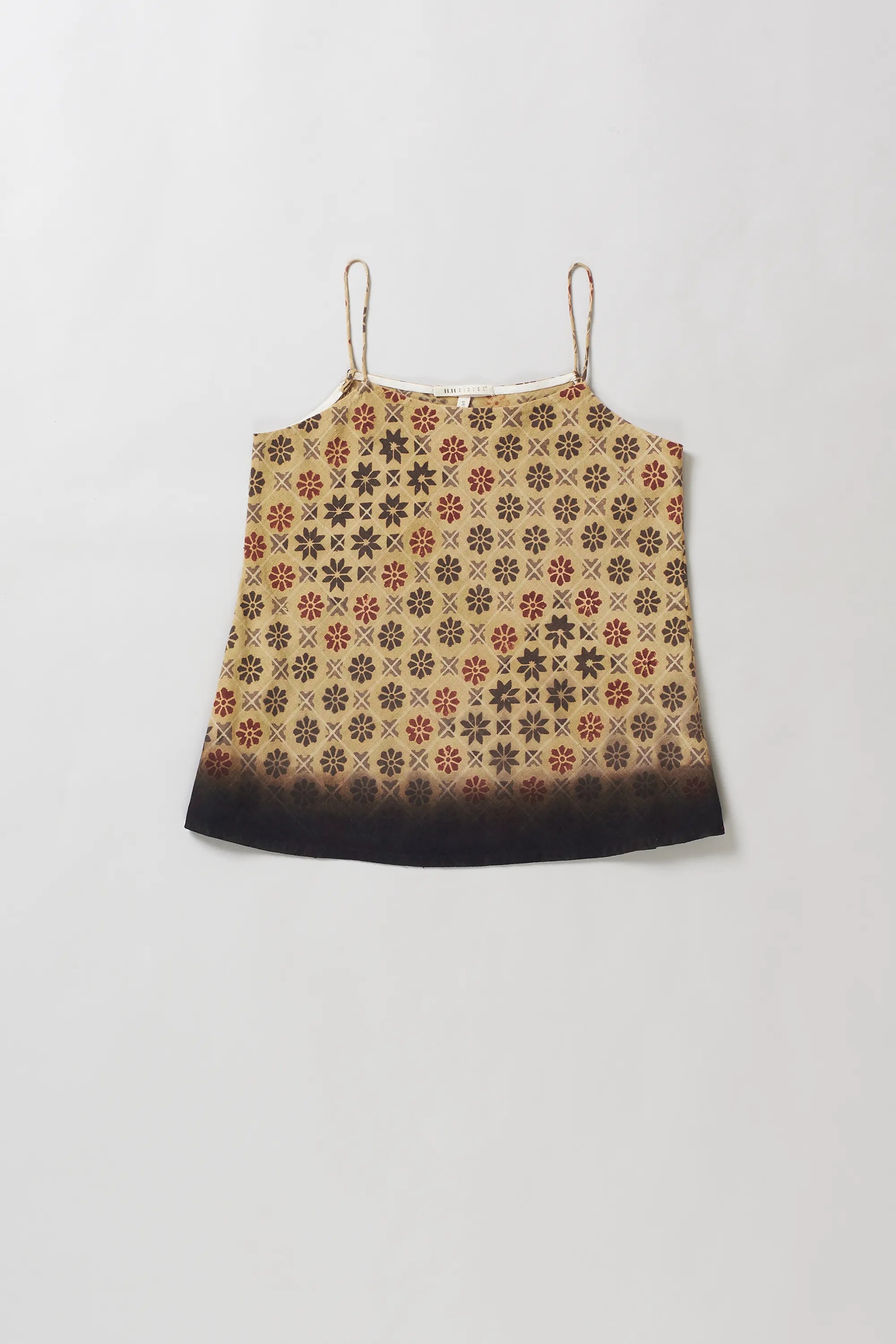 Atthangudi Tile Inspired Block Print Top in Multi-Colour