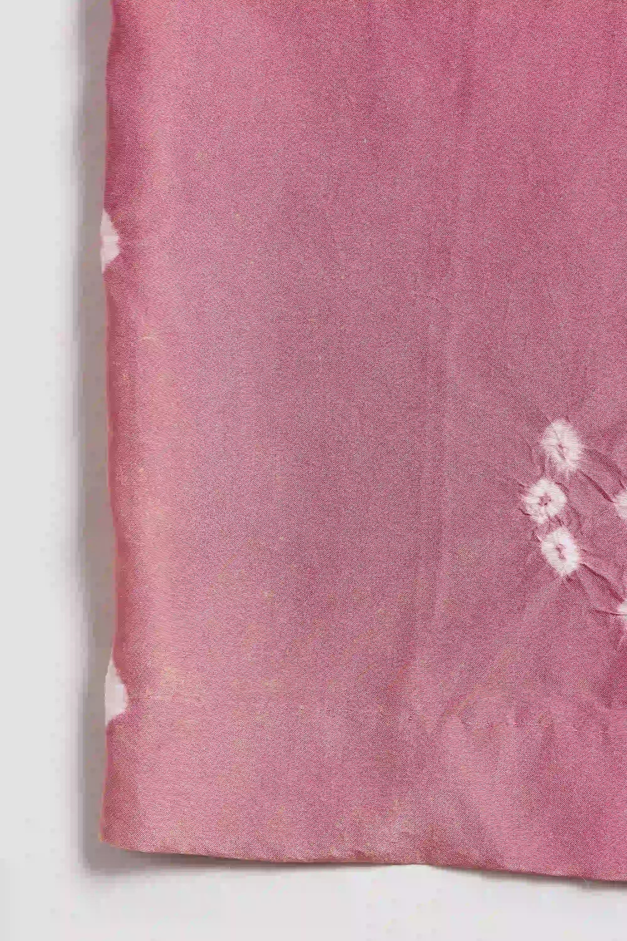 Fuschia Pink Silk Bandhani Pants