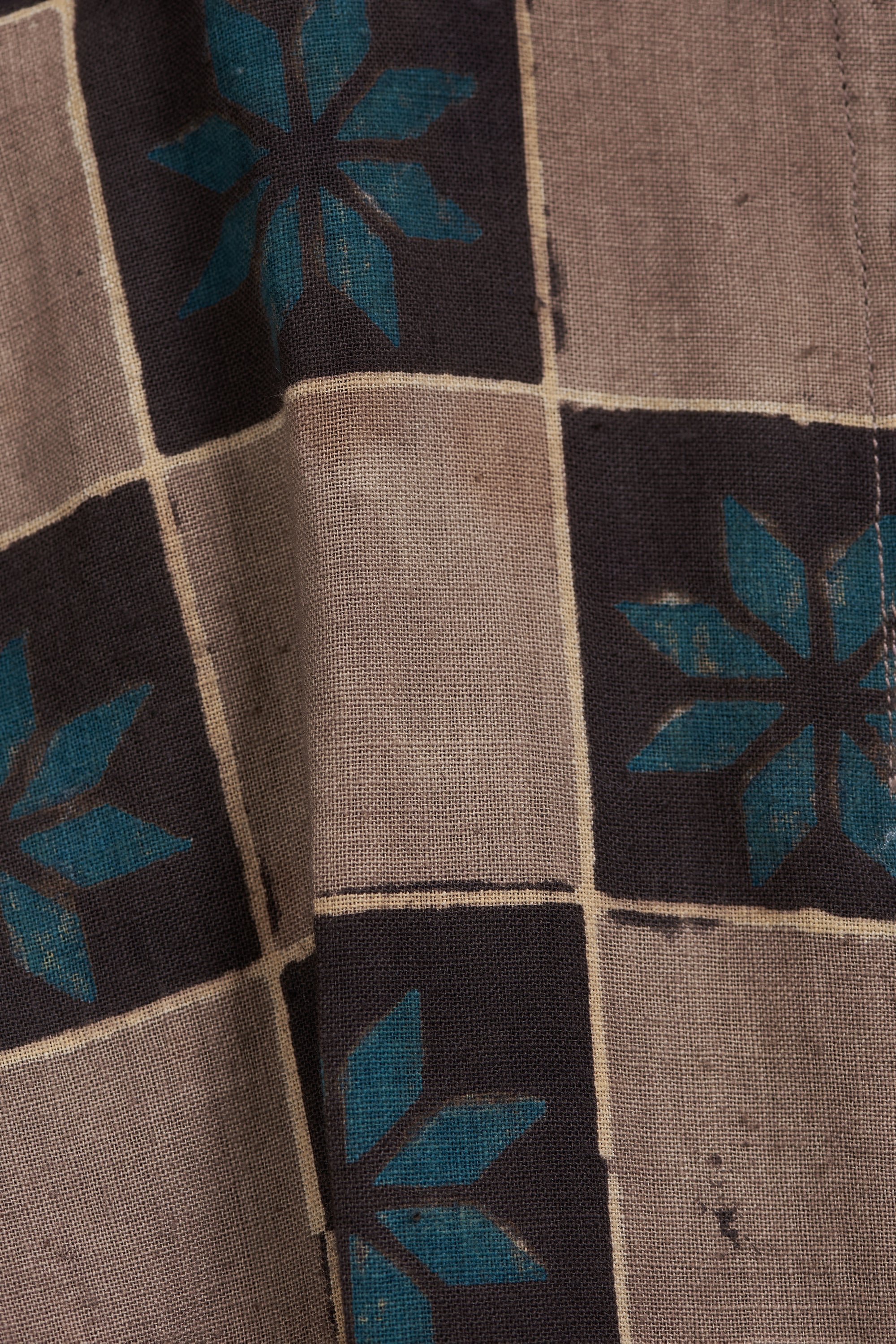 ATTHANGUDI TILE INSPIRED BLOCK PRINT DRESS