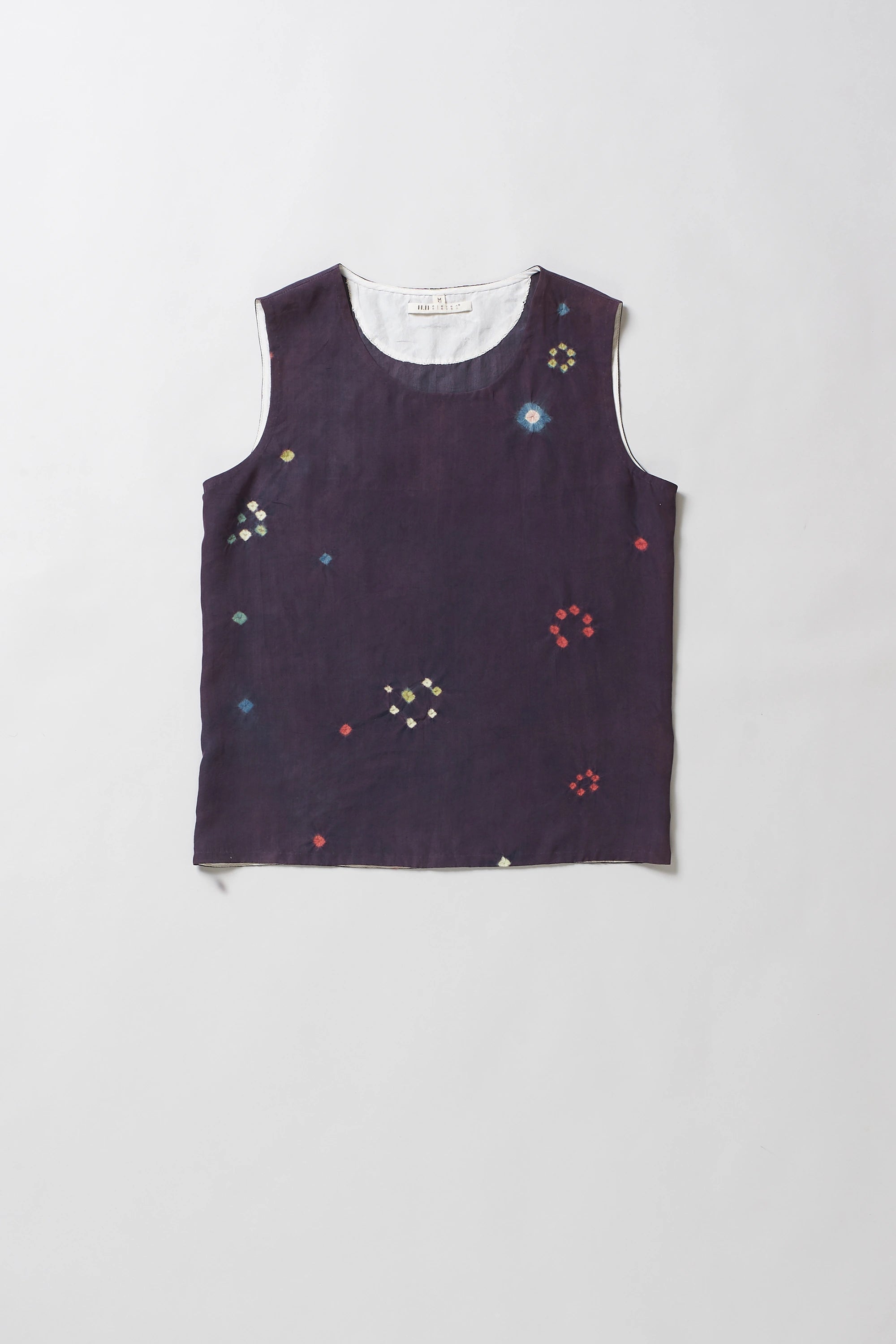 Silk Women Top in Bandhani