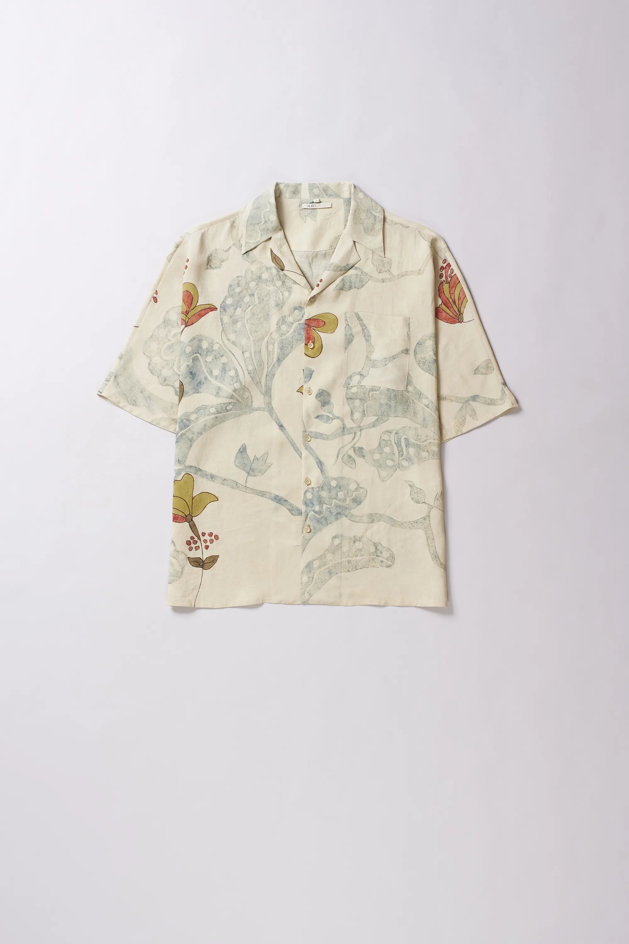 Handpainted Silk Statement Shirt