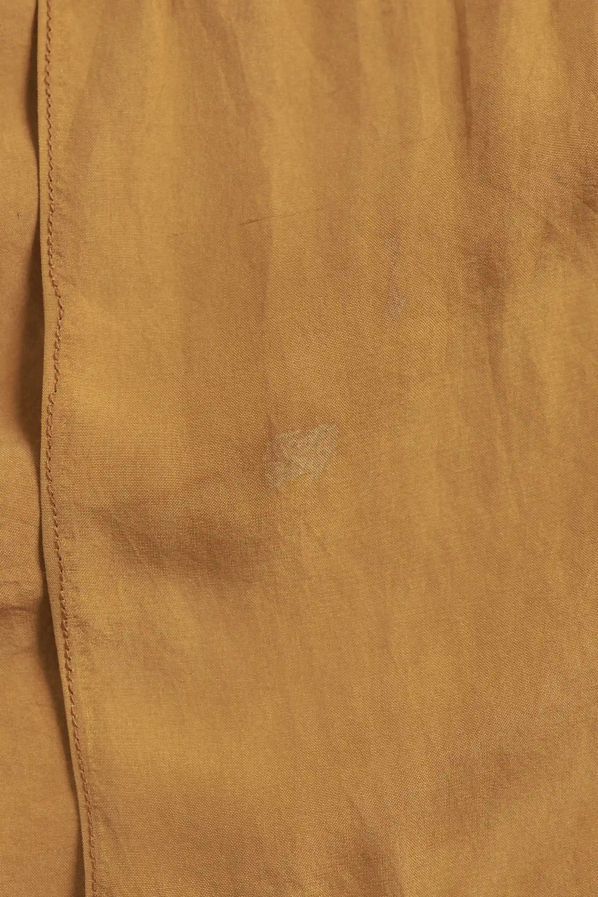 Mustard Yellow Silk Scarf
