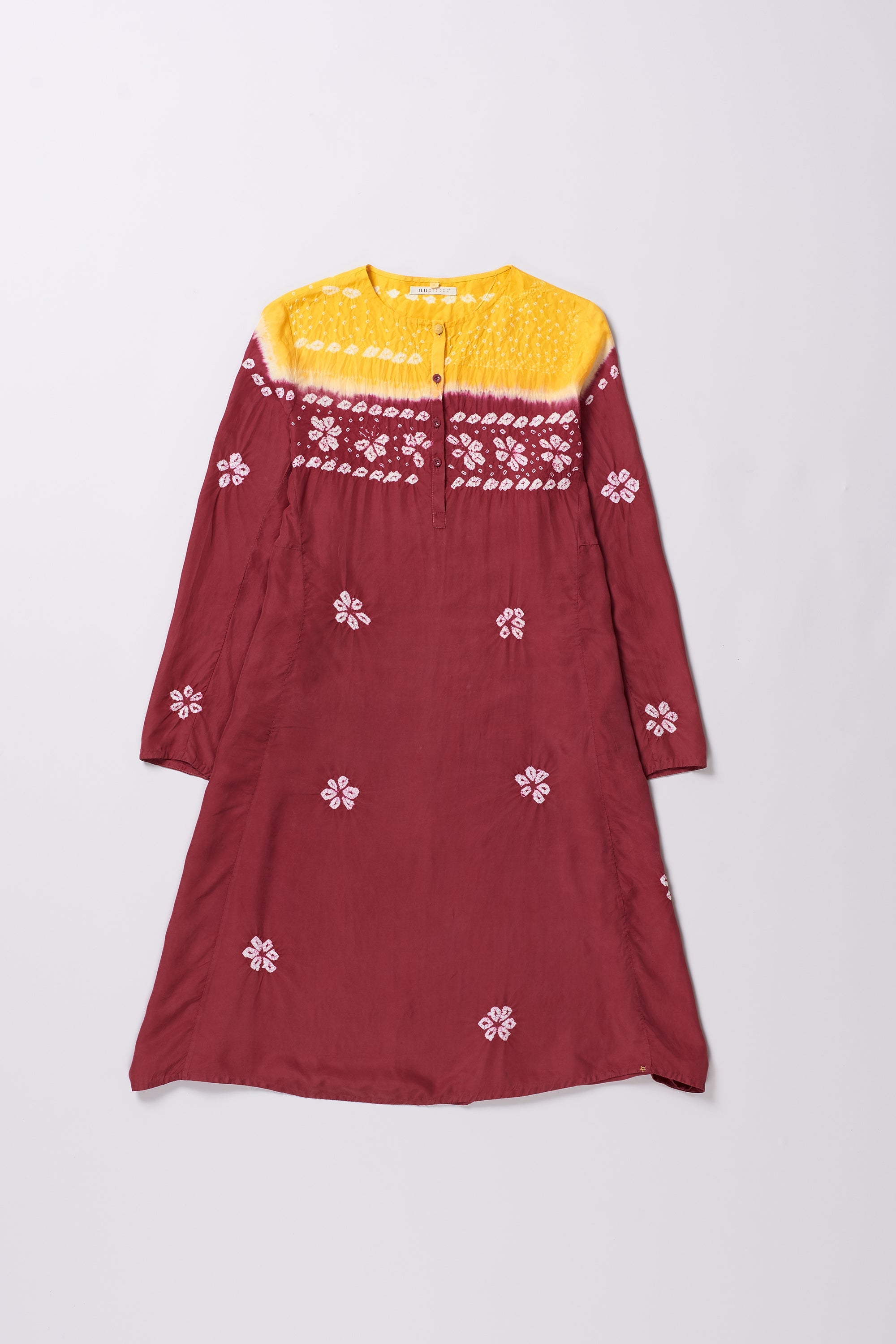 Silk Blend Multi Colour Dress