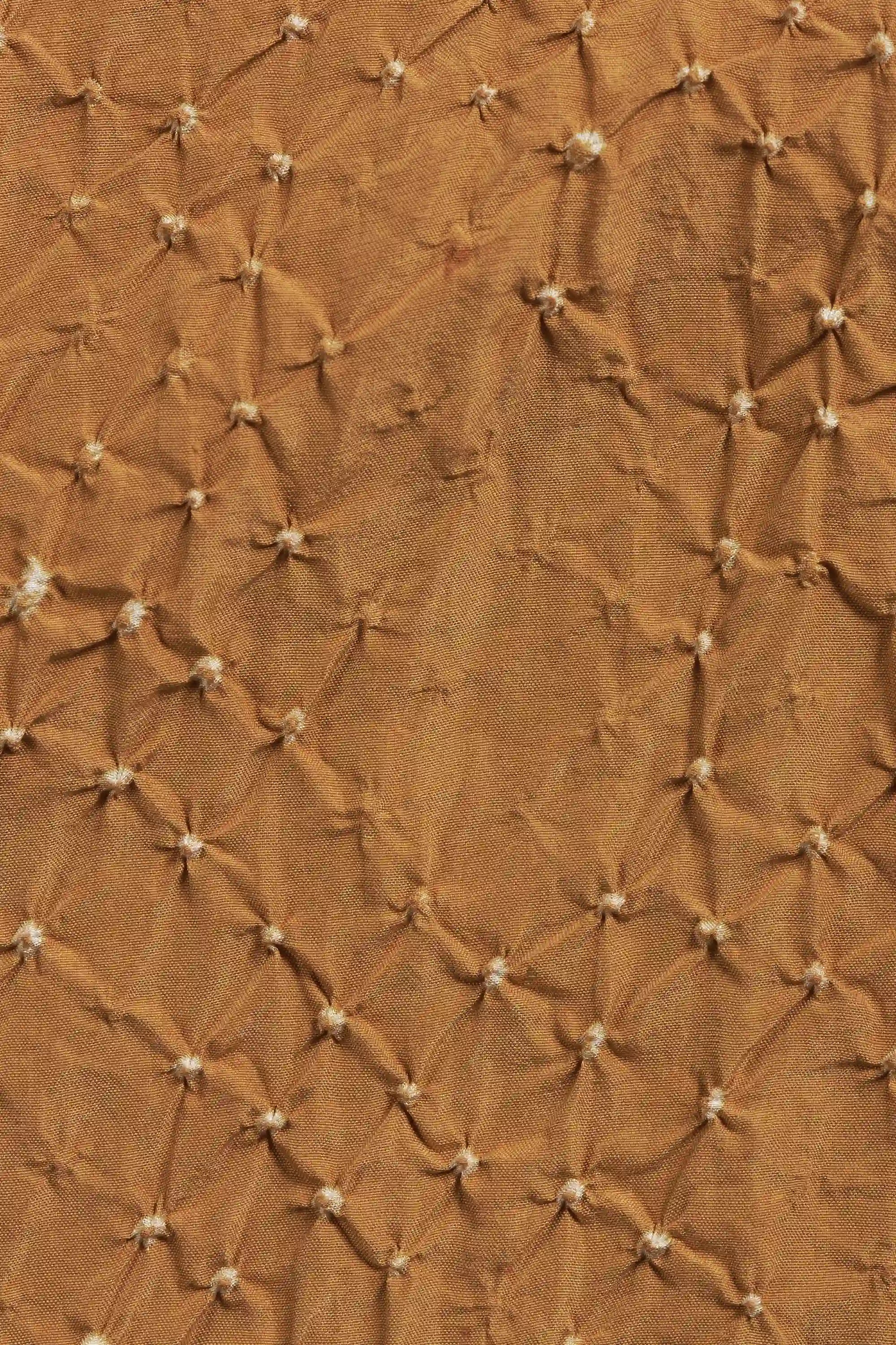Mustard Yellow Bandhani Dress