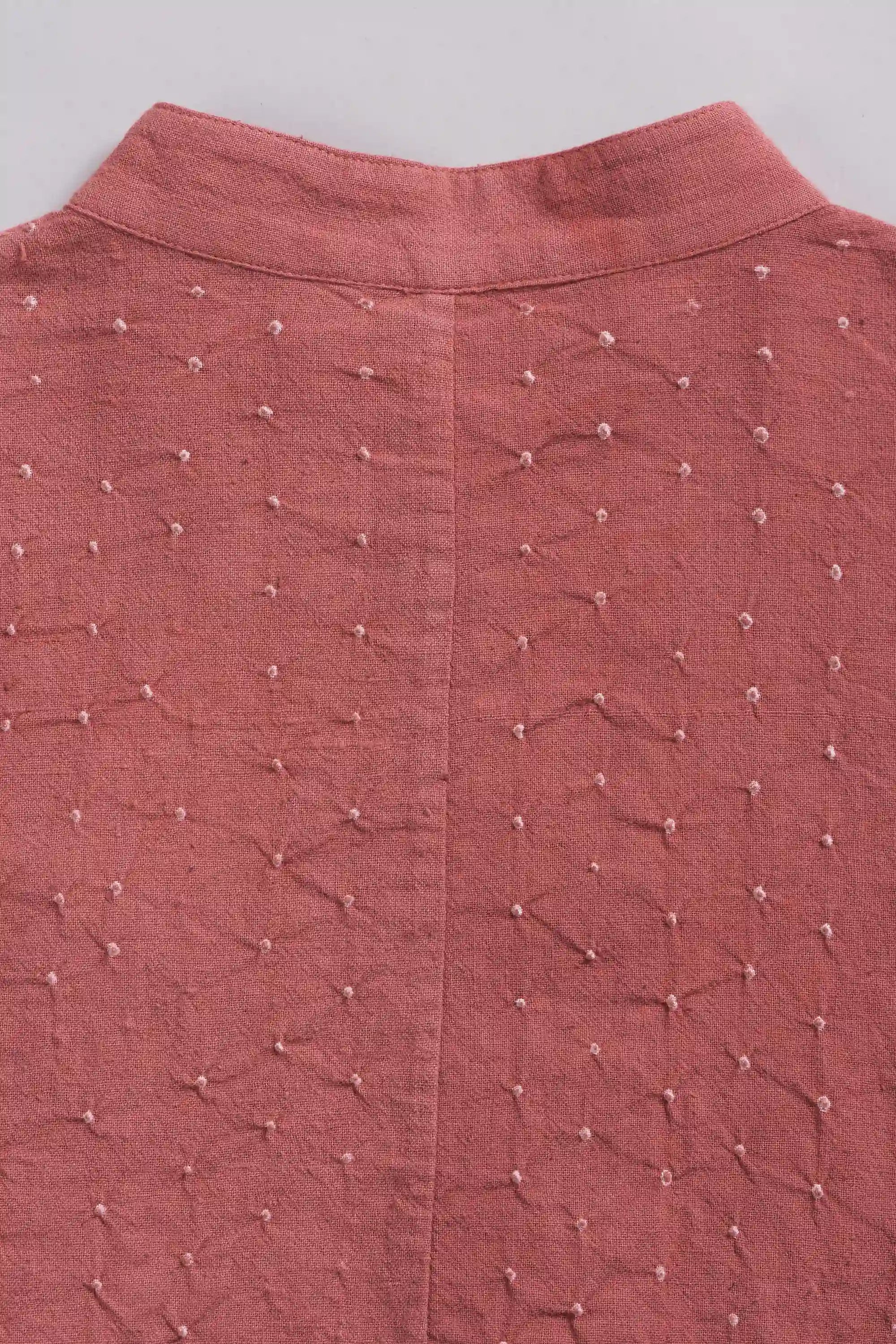 Kimono Sleeve Shirt in Pink Wood