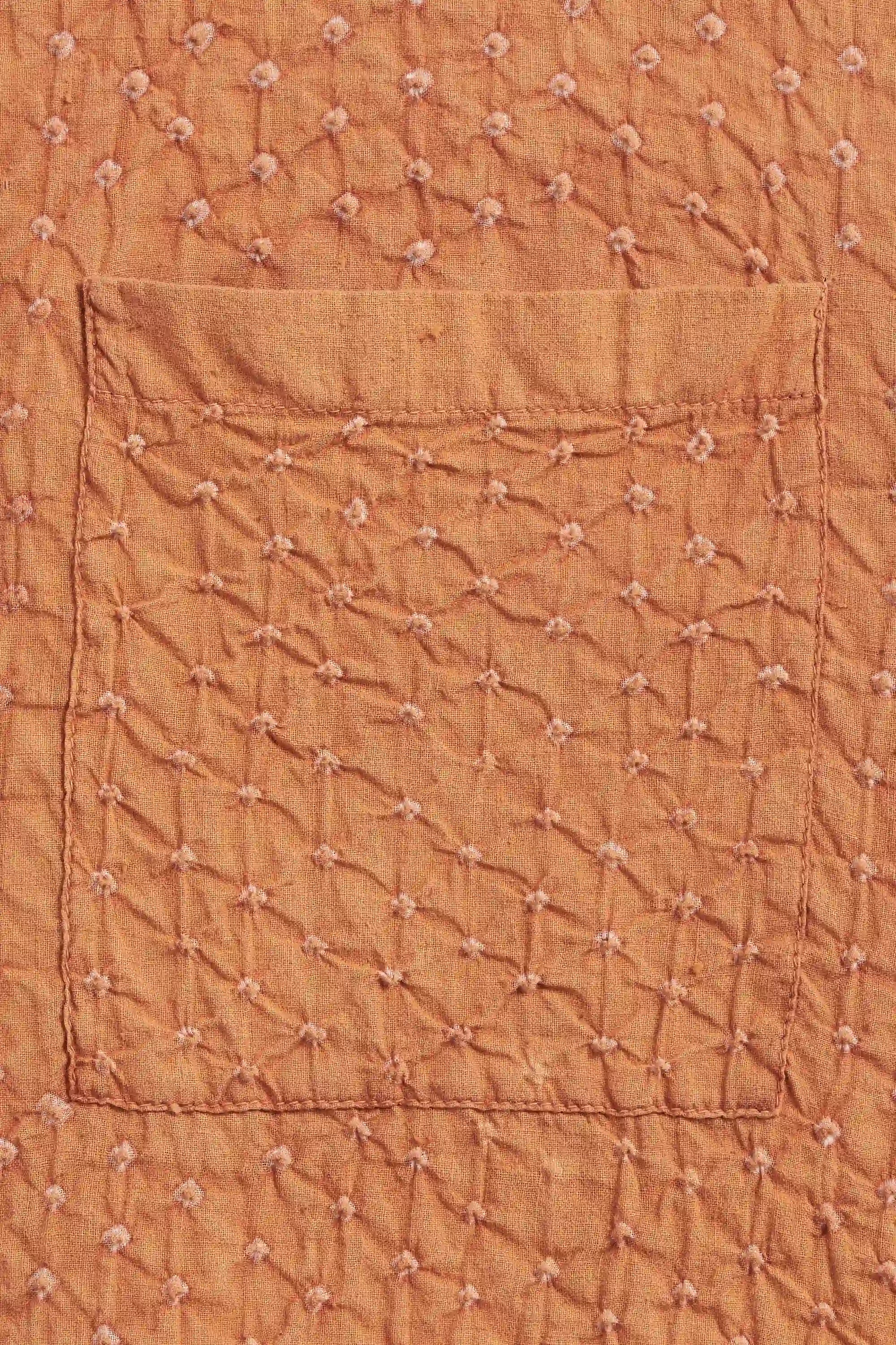 Sunset Orange Bandhani Unisex Shirt