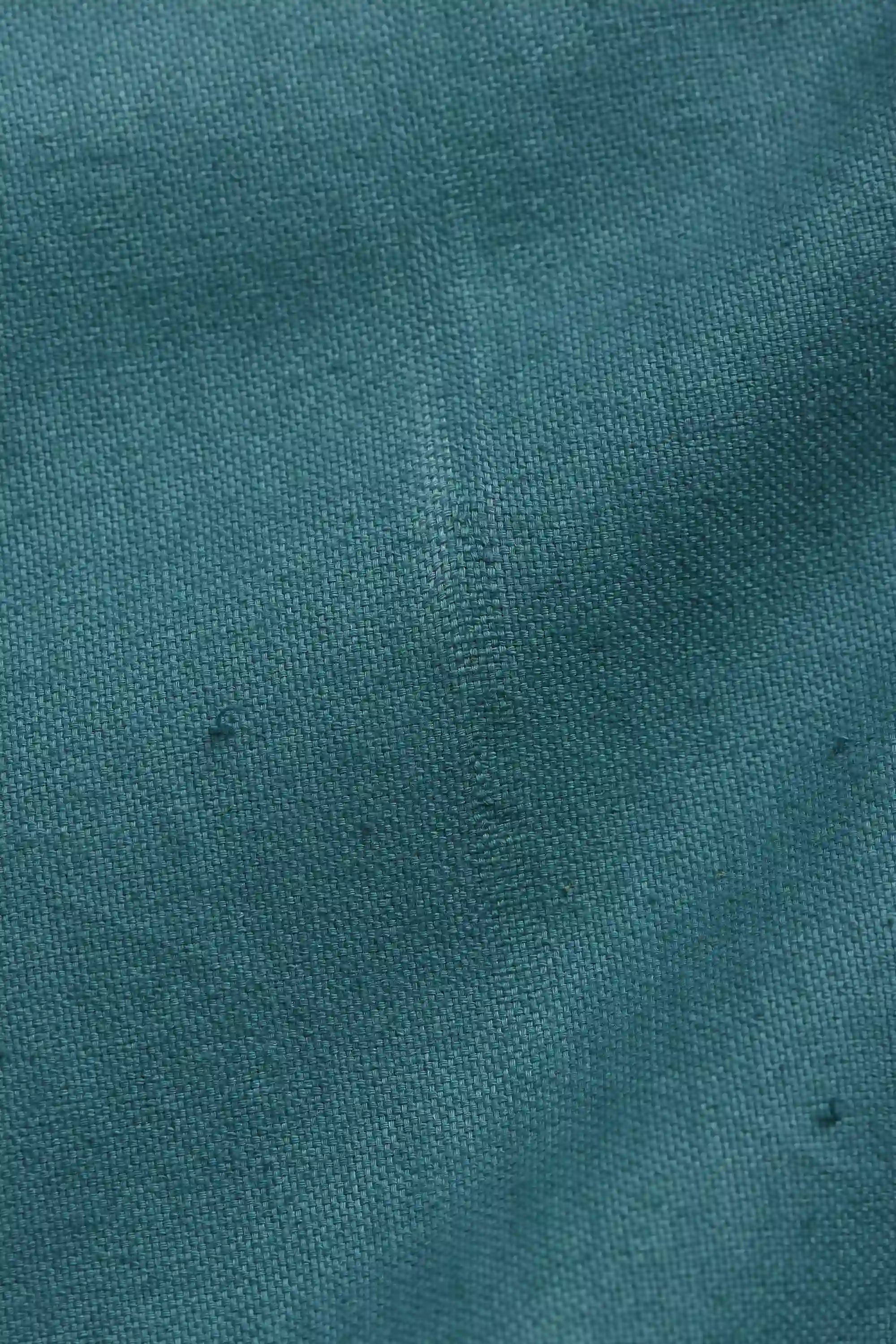 Band Collar Leaf Green Shirt