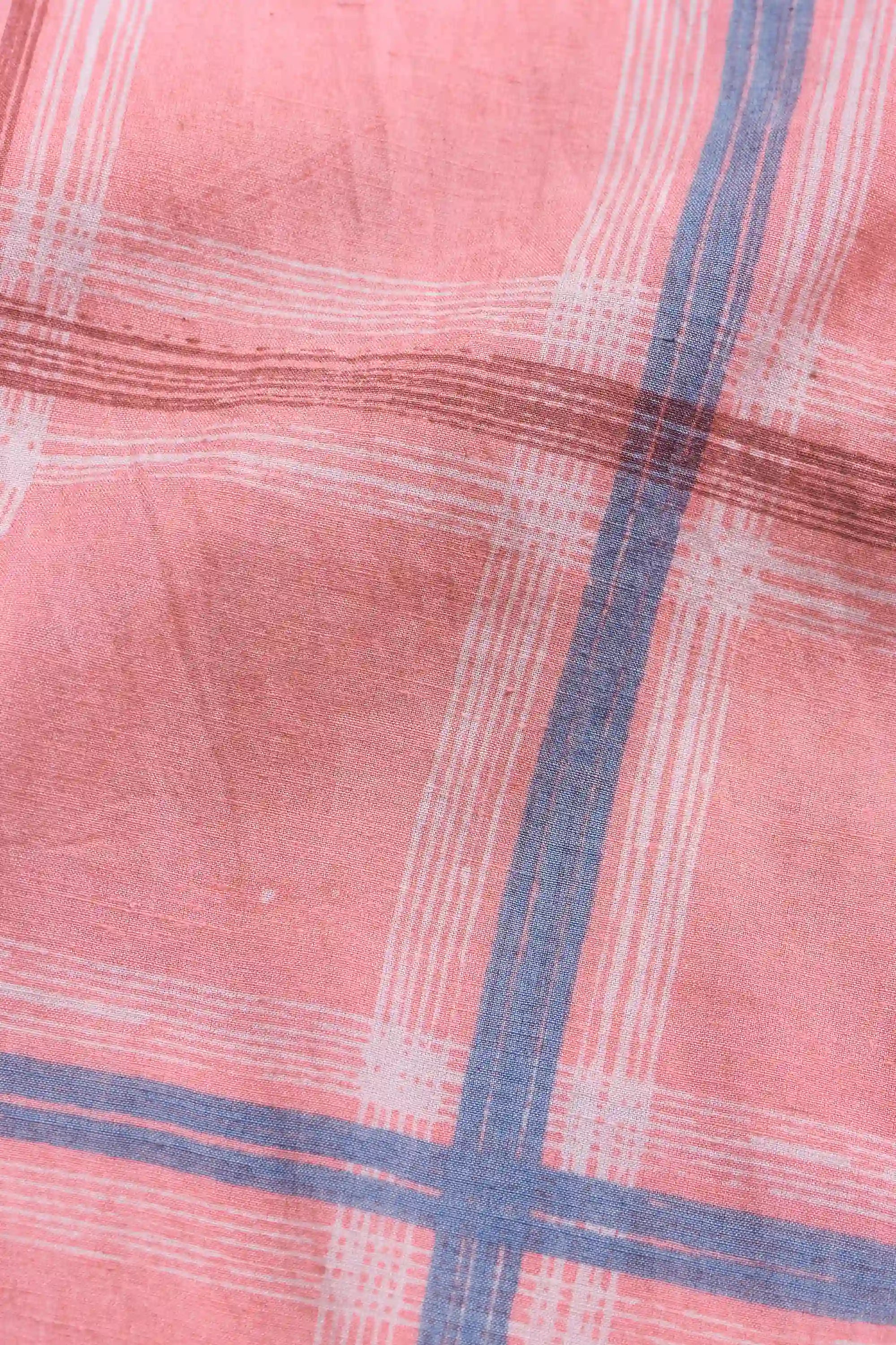 Chalk Pink Cotton Silk Blend Women Dress